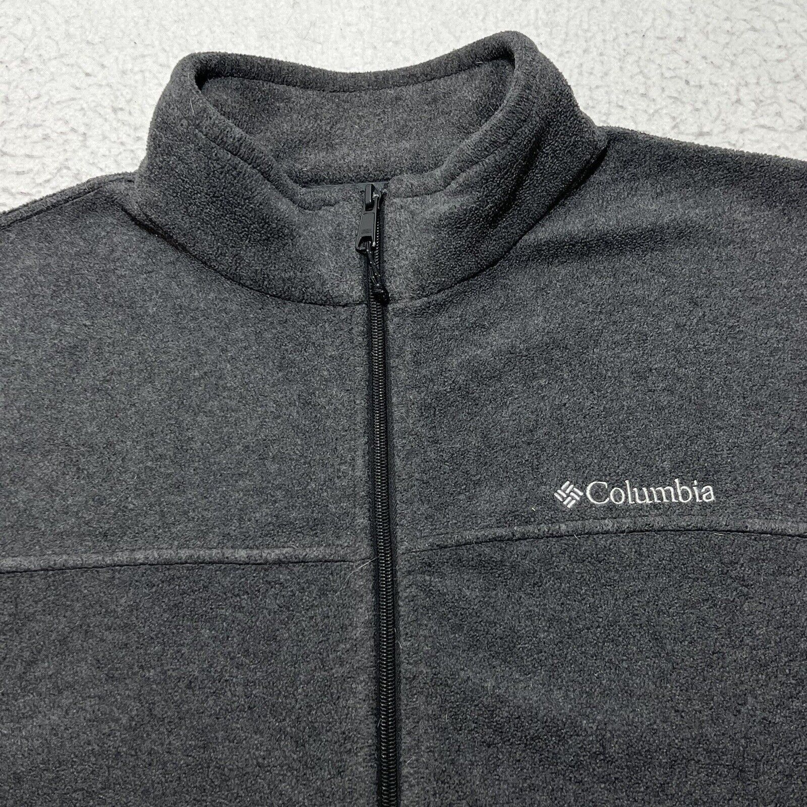Columbia Columbia Fleece Full Zip Vest Sweatshirt Zipper Pockets Size US XL / EU 56 / 4 - 2 Thumbnail