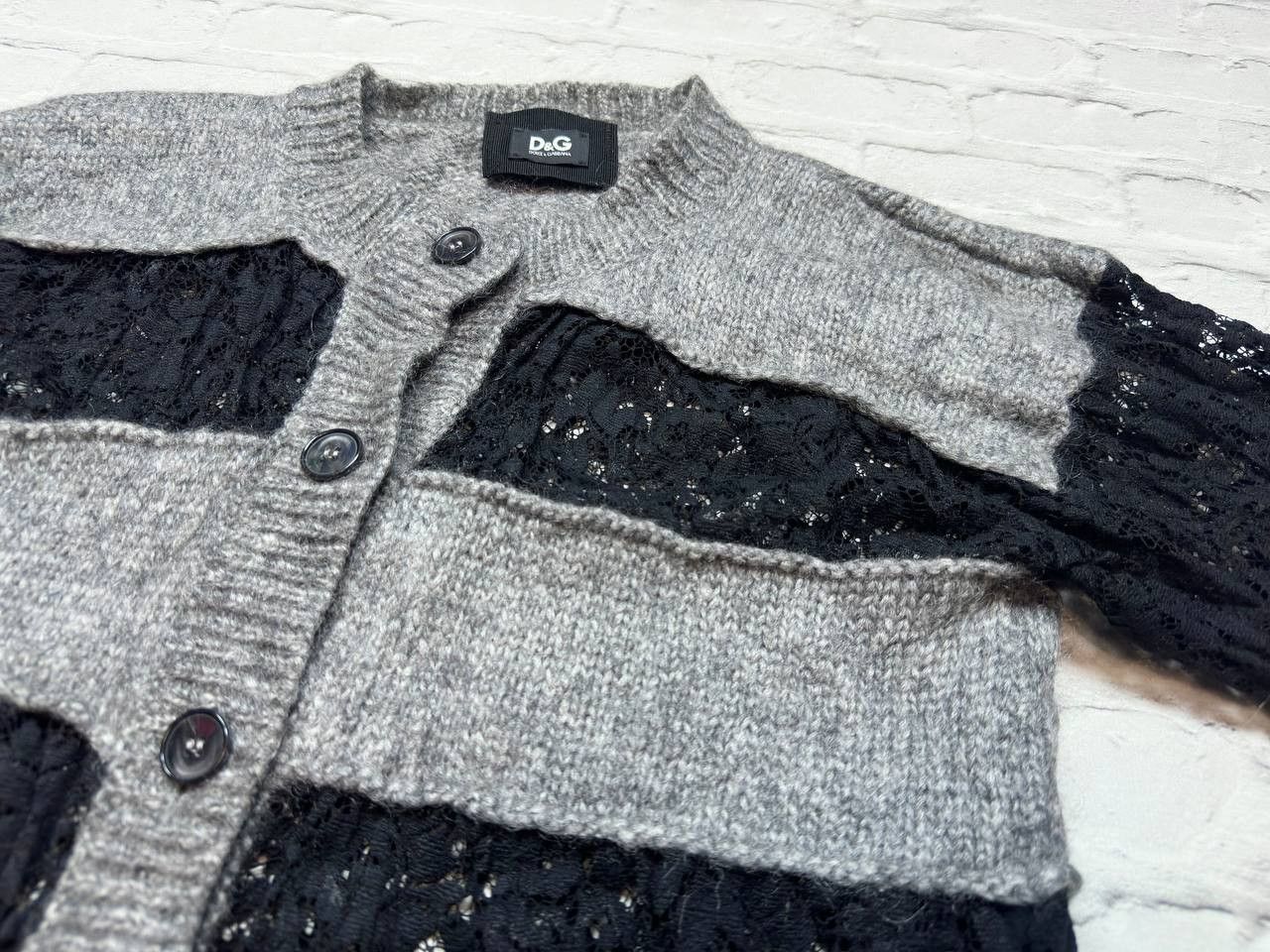 Dolce & Gabbana × Vintage D&G Dolce Gabbana Sweater Womens Rare 46 Cardigan Size L / US 10 / IT 46 - 3 Thumbnail