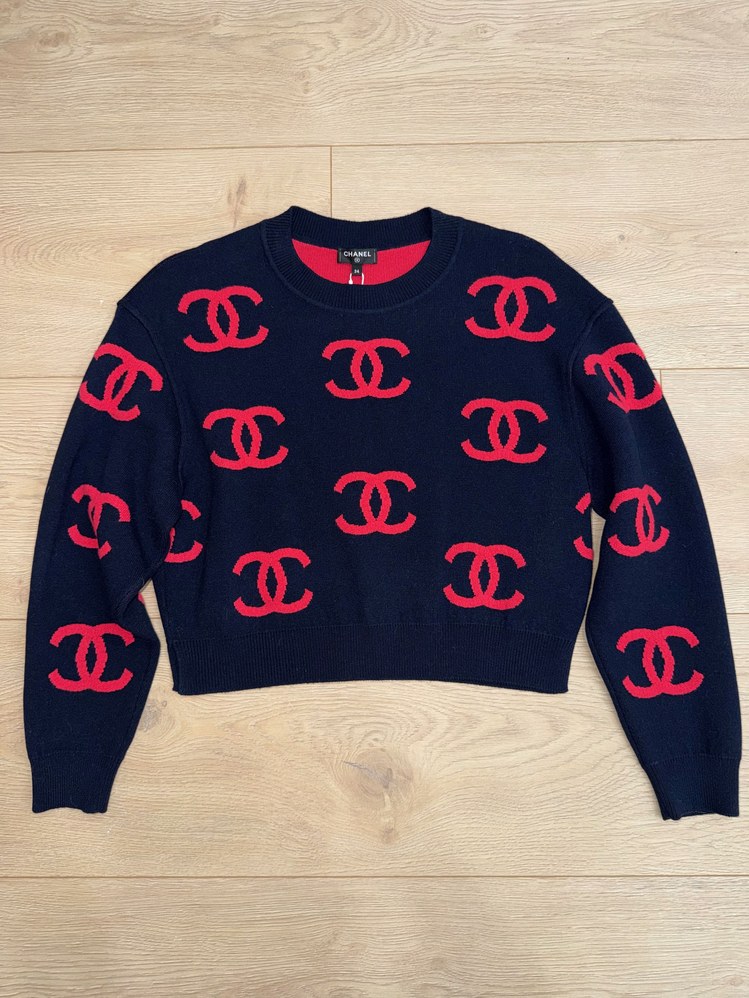 Chanel Chanel 21P Pink CC Logo Cashmere Jumper Pullover Sweater 34 Size XXS / US 00 / IT 34 - 4 Thumbnail