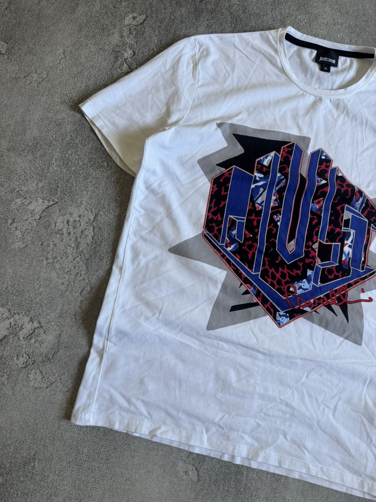Just Cavalli Just Cavalli XL/size big logo Tee T-shirts luxury casual Size US XL / EU 56 / 4 - 10 Thumbnail