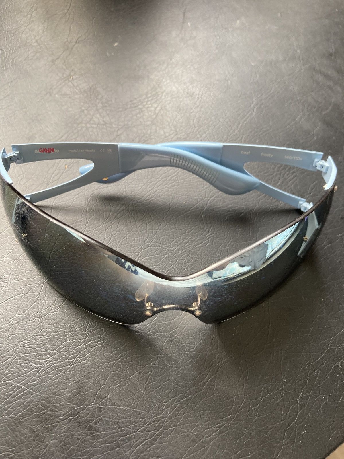 Gianni Valentino Ganni x Ace & Tate Silver Lake Blue Noel Sunglasses Size ONE SIZE - 8 Thumbnail