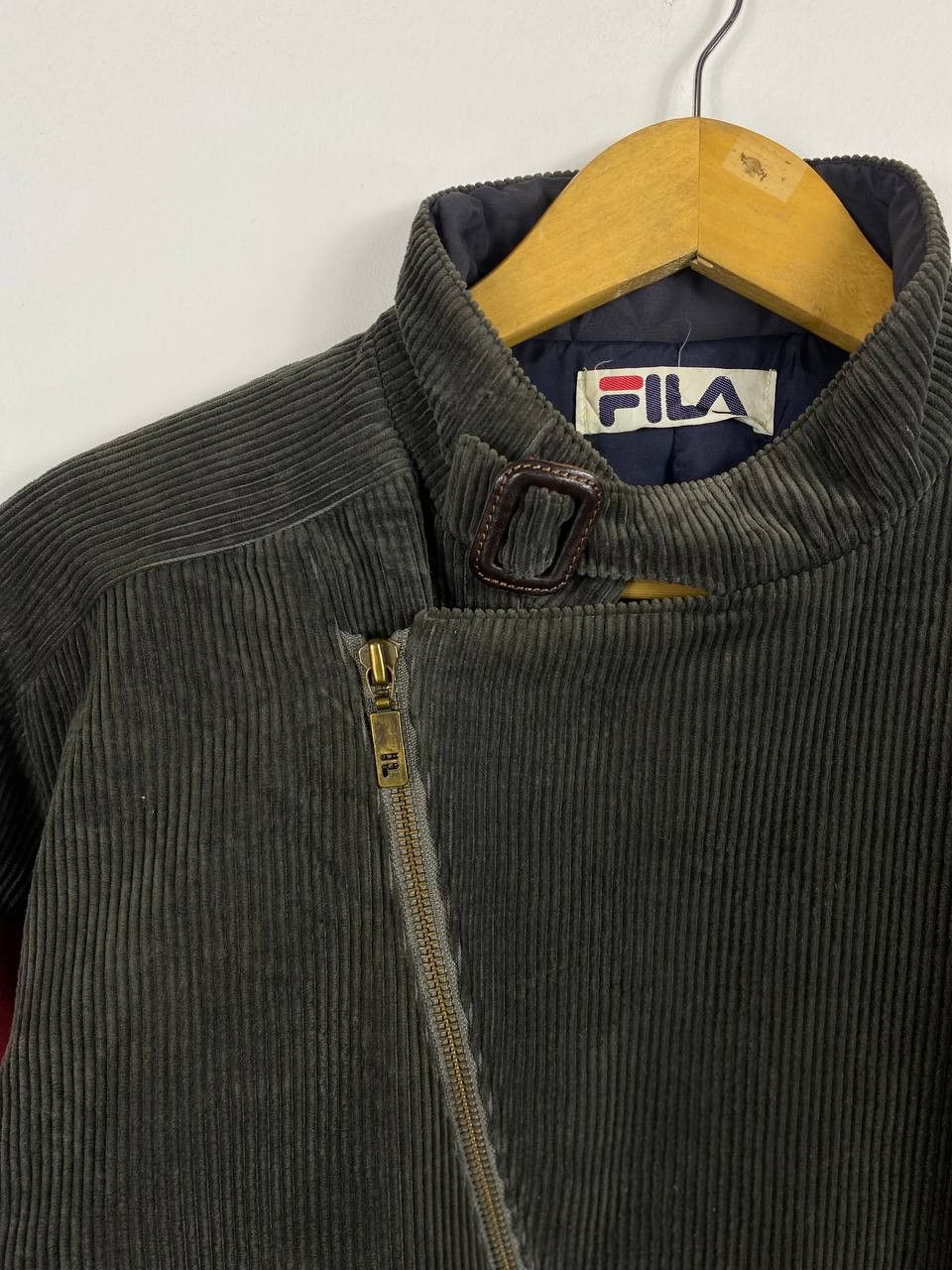 Fila vintage fila half corduroy thinsulate jacket nice design Size US XL / EU 56 / 4 - 4 Thumbnail
