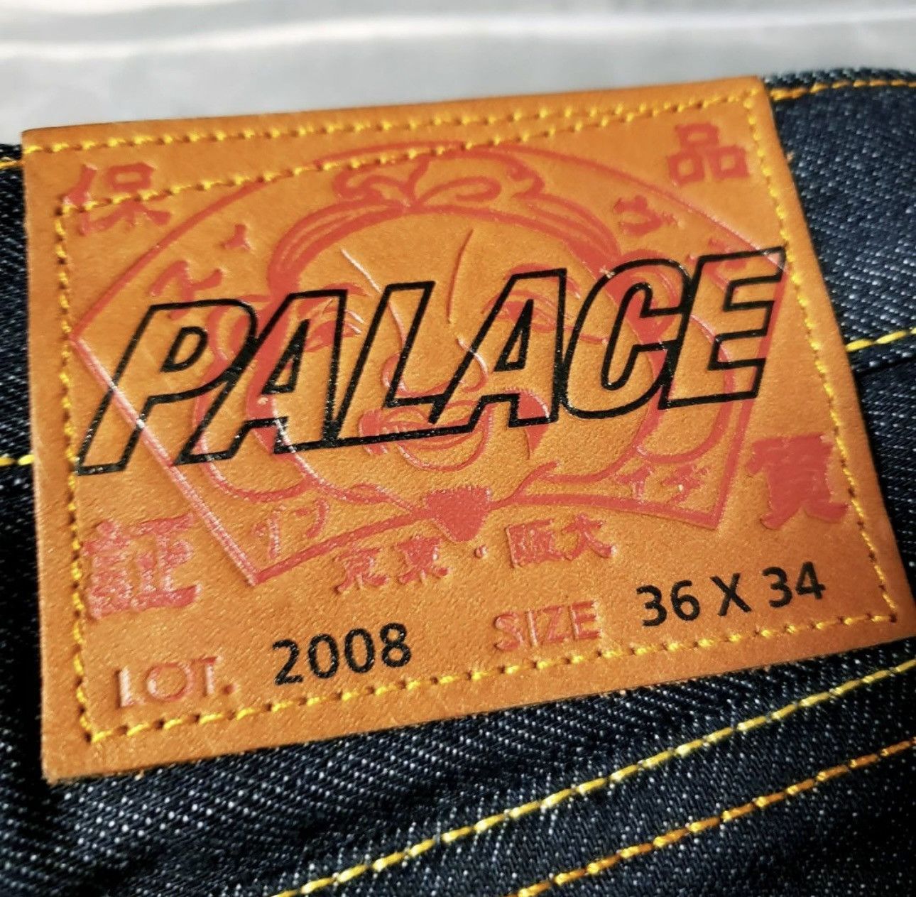 Evisu × Palace PALACE EVISU DICE DENIM JEAN RAW collab Size US 36 / EU 52 - 6 Thumbnail