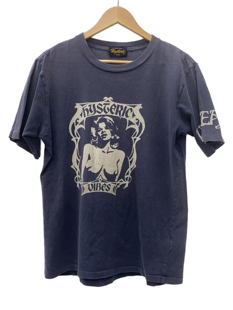 image of Hysteric Glamour Hysteric Nude Woman Tee in Indigo, Men's (Size Medium)