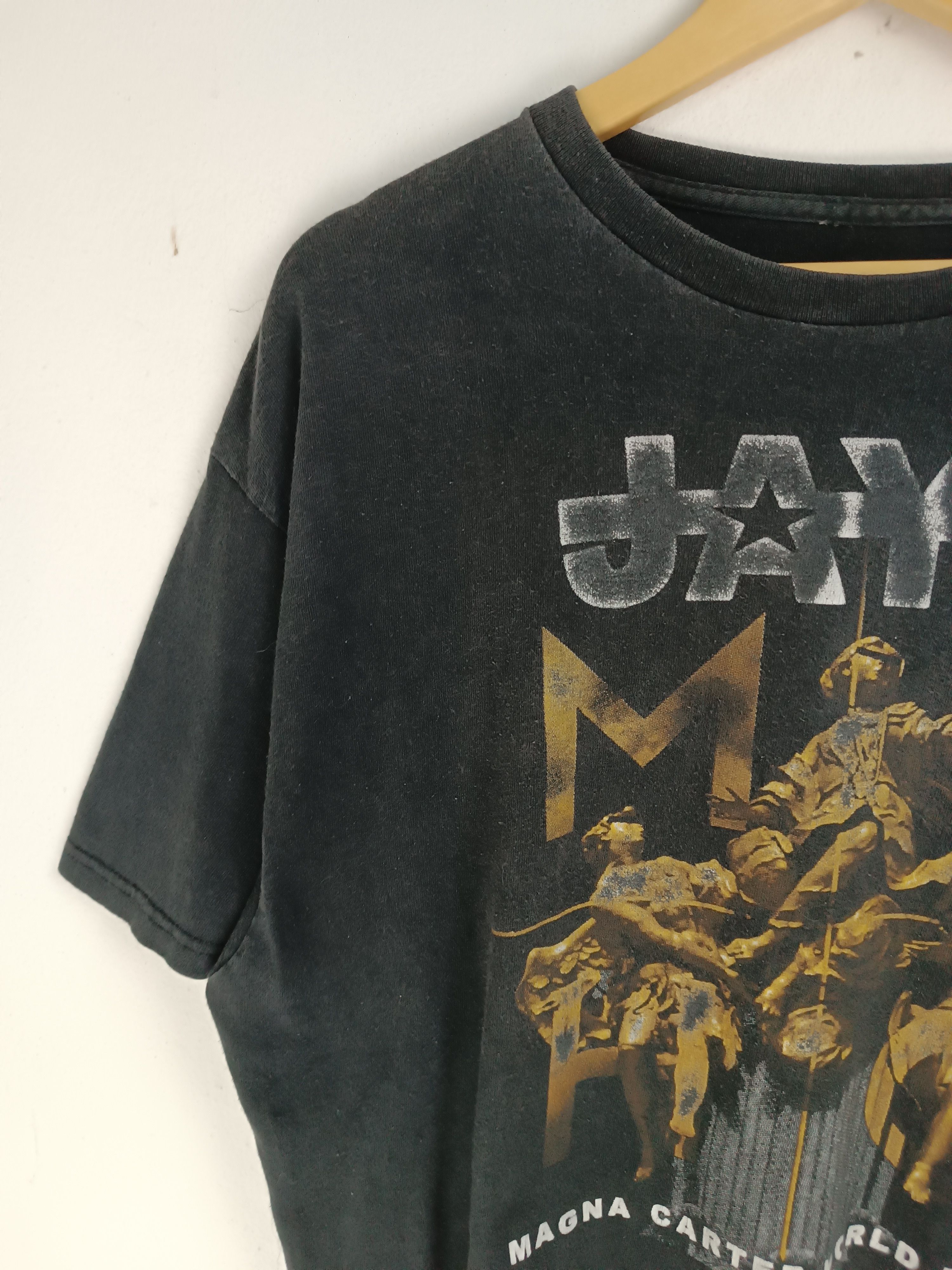 Rap Tees THRASHED FADED VINTAGE 2014 JAY-Z MAGNA CARTER TOUR RARE Size US XL / EU 56 / 4 - 5 Thumbnail