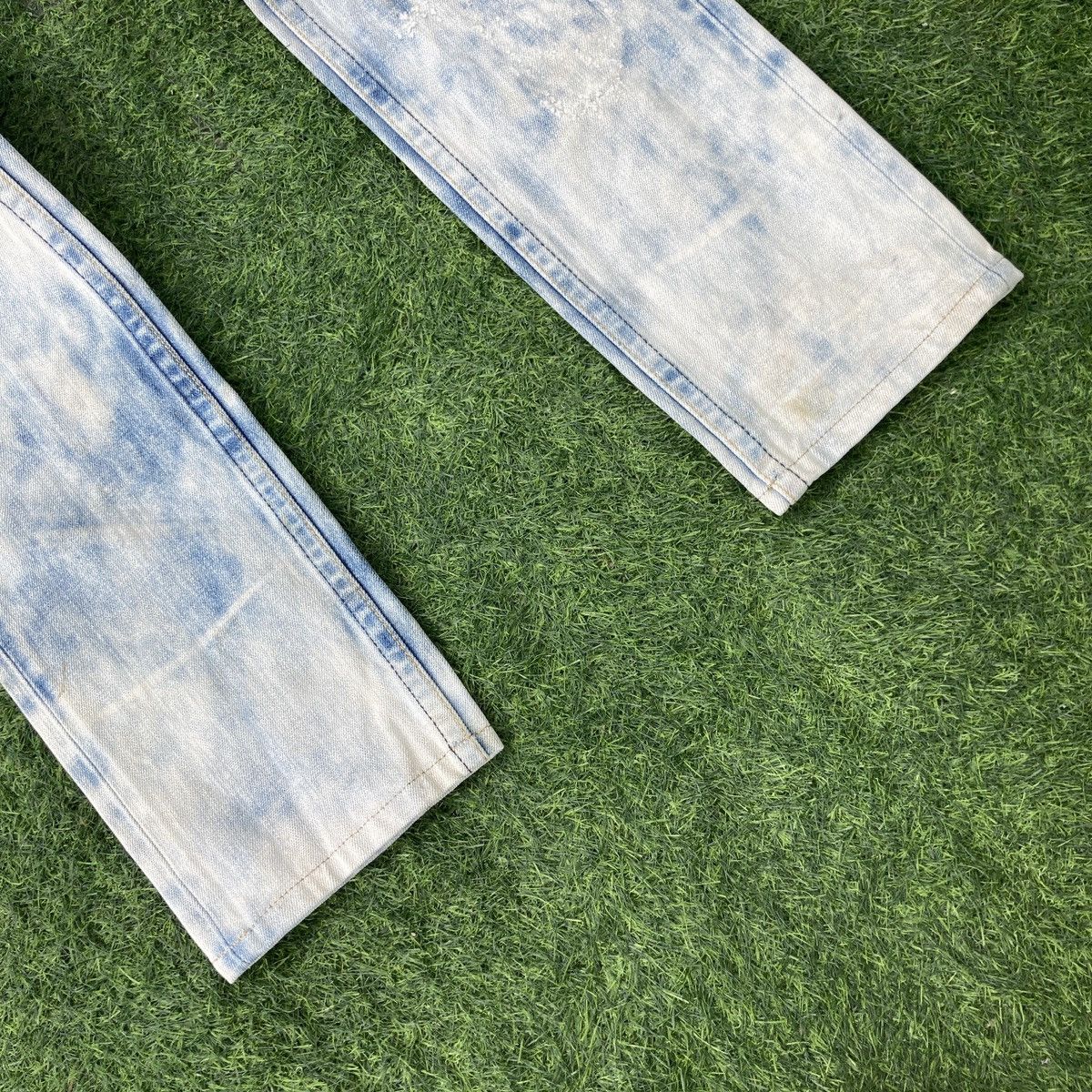 If Six Was Nine × Japanese Brand HOTCHKISS DENIM FLARED DISTRESSED JEANS Size US 28 / EU 44 - 5 Thumbnail