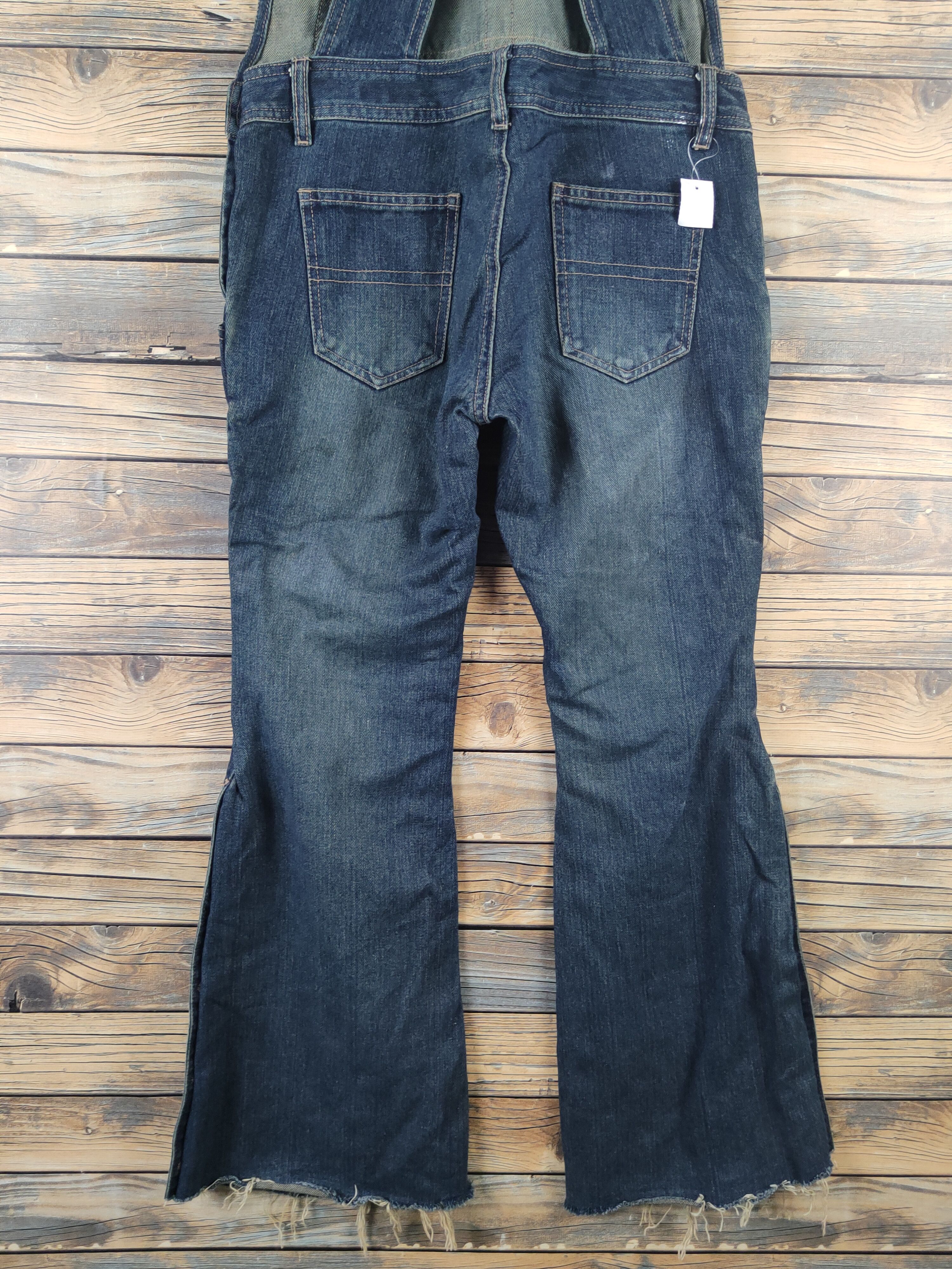 Japanese Brand DL Fazbee Dark Blue Denim Jumpsuits #1086 Size 30" / US 8 / IT 44 - 12 Thumbnail