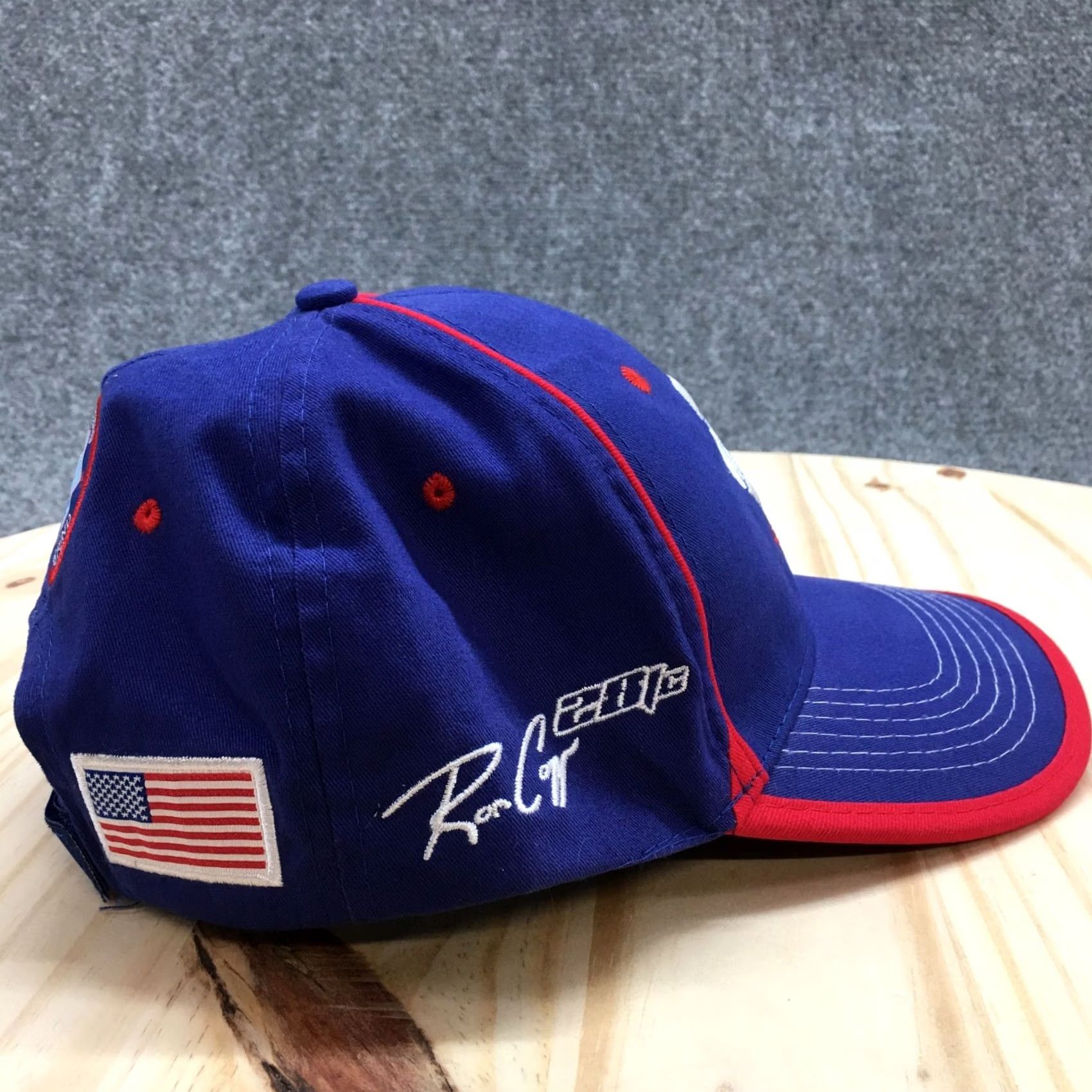 Vintage NAPA Racing Ron Capp Baseball Cap Mens Blue OS Adjustable Embroidered Logo Size ONE SIZE - 6 Thumbnail