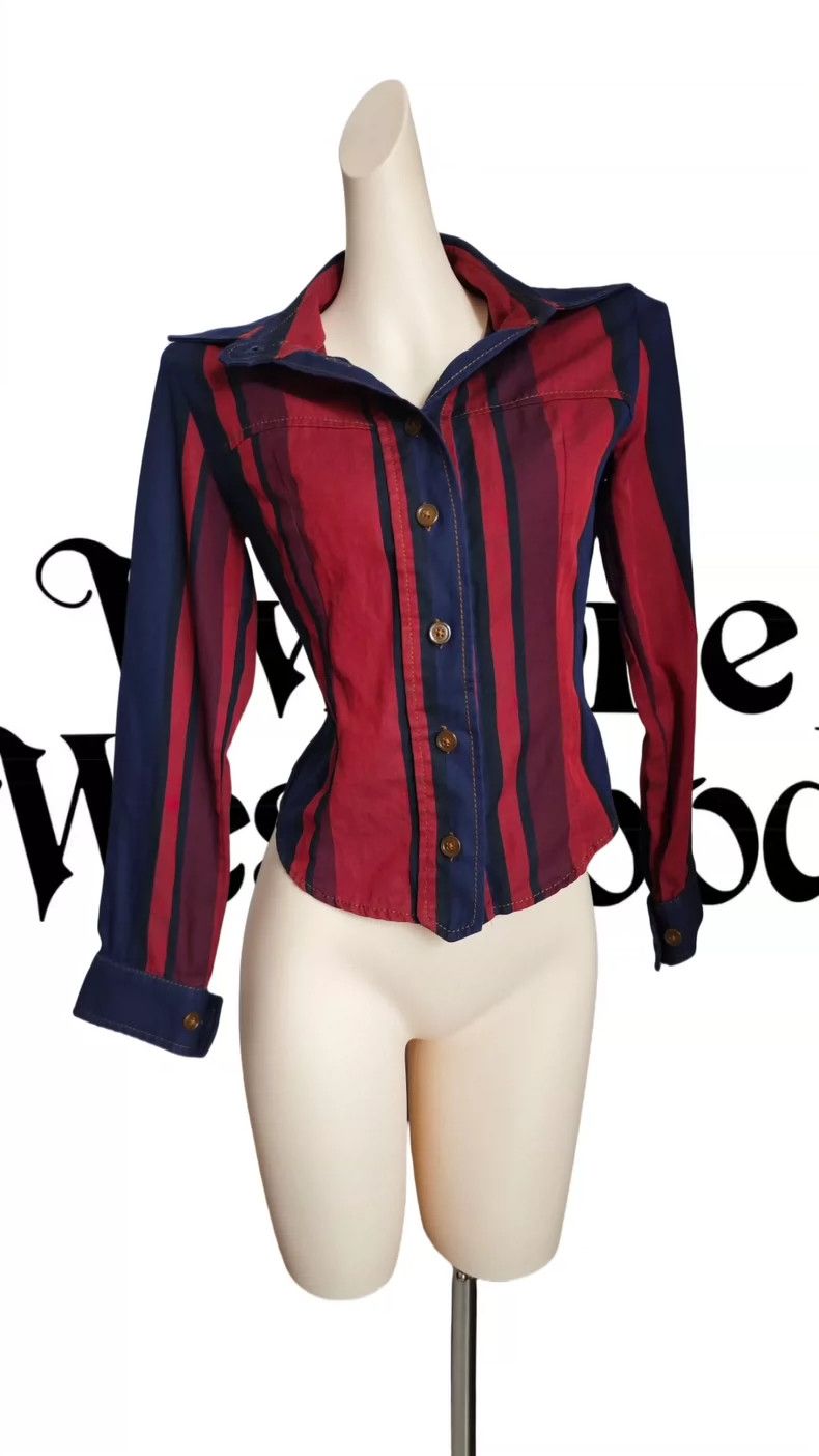Vivienne Westwood Vivienne Westwood size1 Striped shirt Size S / US 4 / IT 40 - 1 Thumbnail