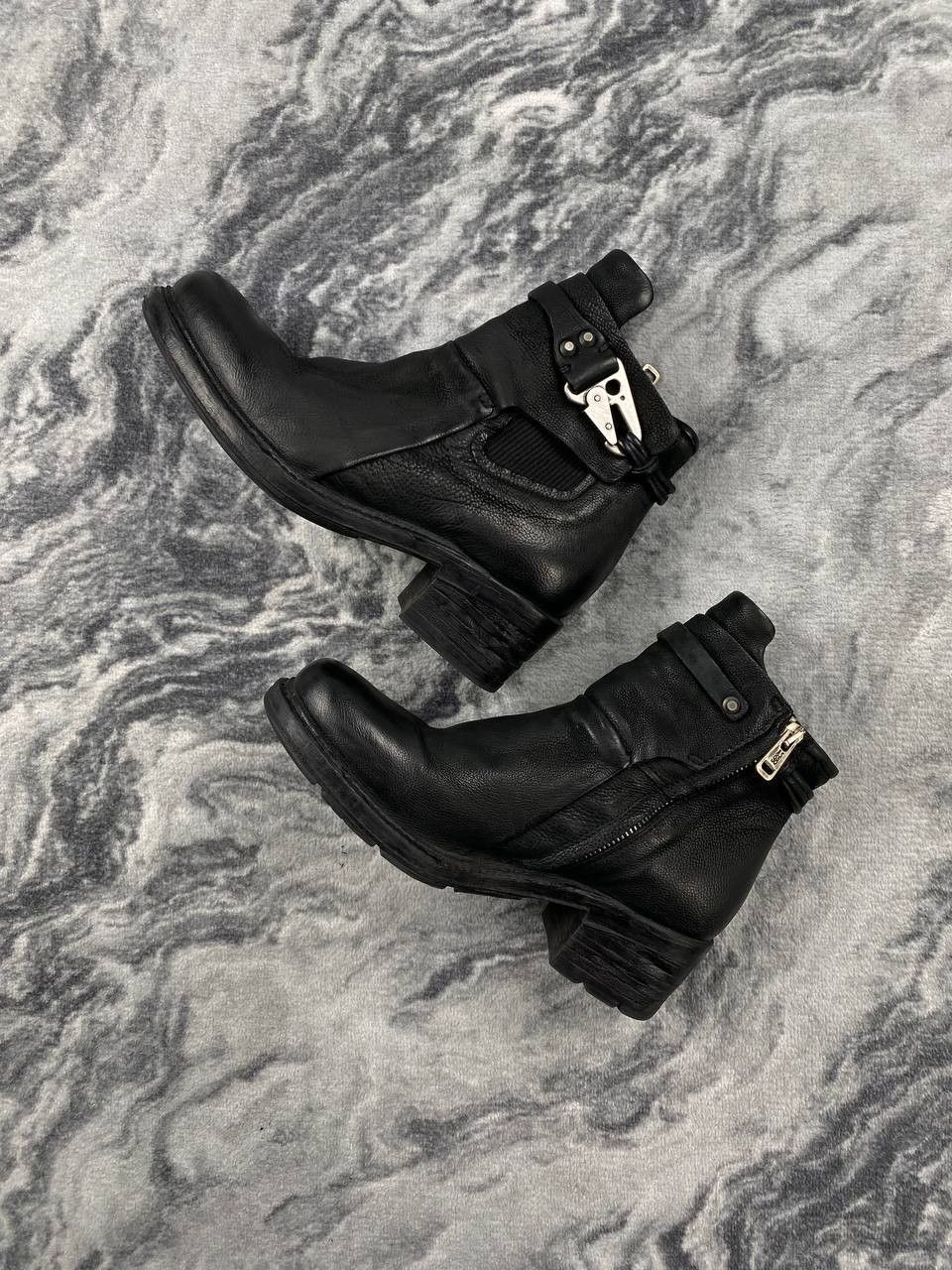 A.S.98 A.S.98 Airstep Leather Boots With Heels Women Size 39 Black Size US 9 / IT 39 - 3 Thumbnail