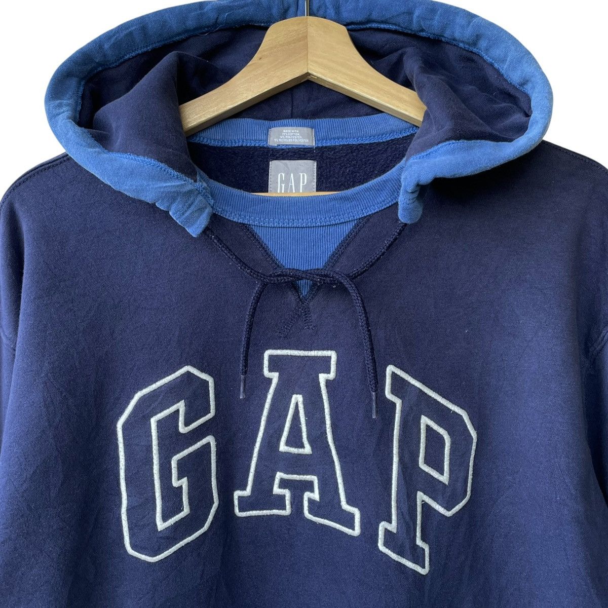 Gap Gap USA Two Tone Ivy College Pullover Hoodie Size US L / EU 52-54 / 3 - 3 Thumbnail