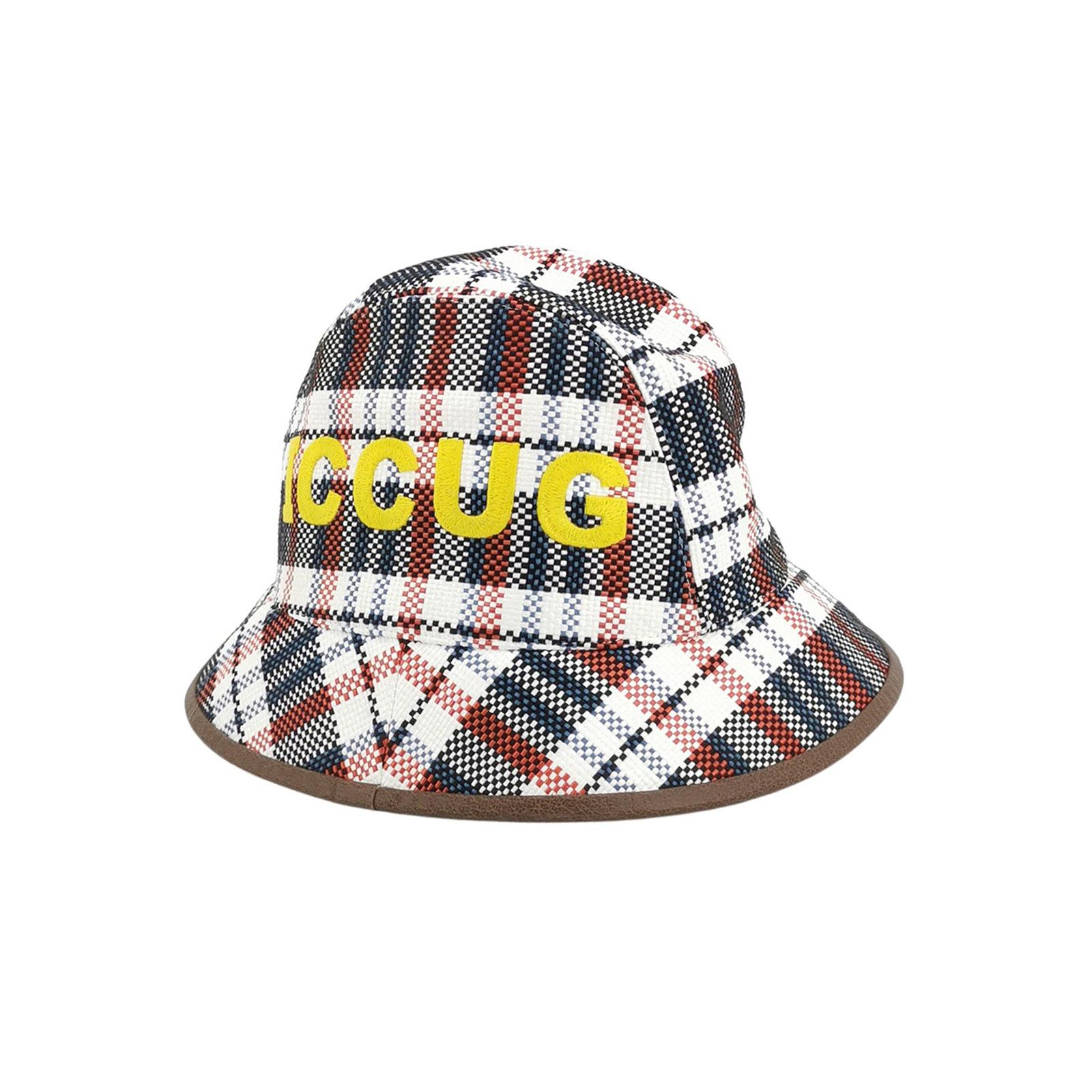 Gucci Gucci Logo Plaid Bucket Hat Size M Size ONE SIZE - 1 Thumbnail