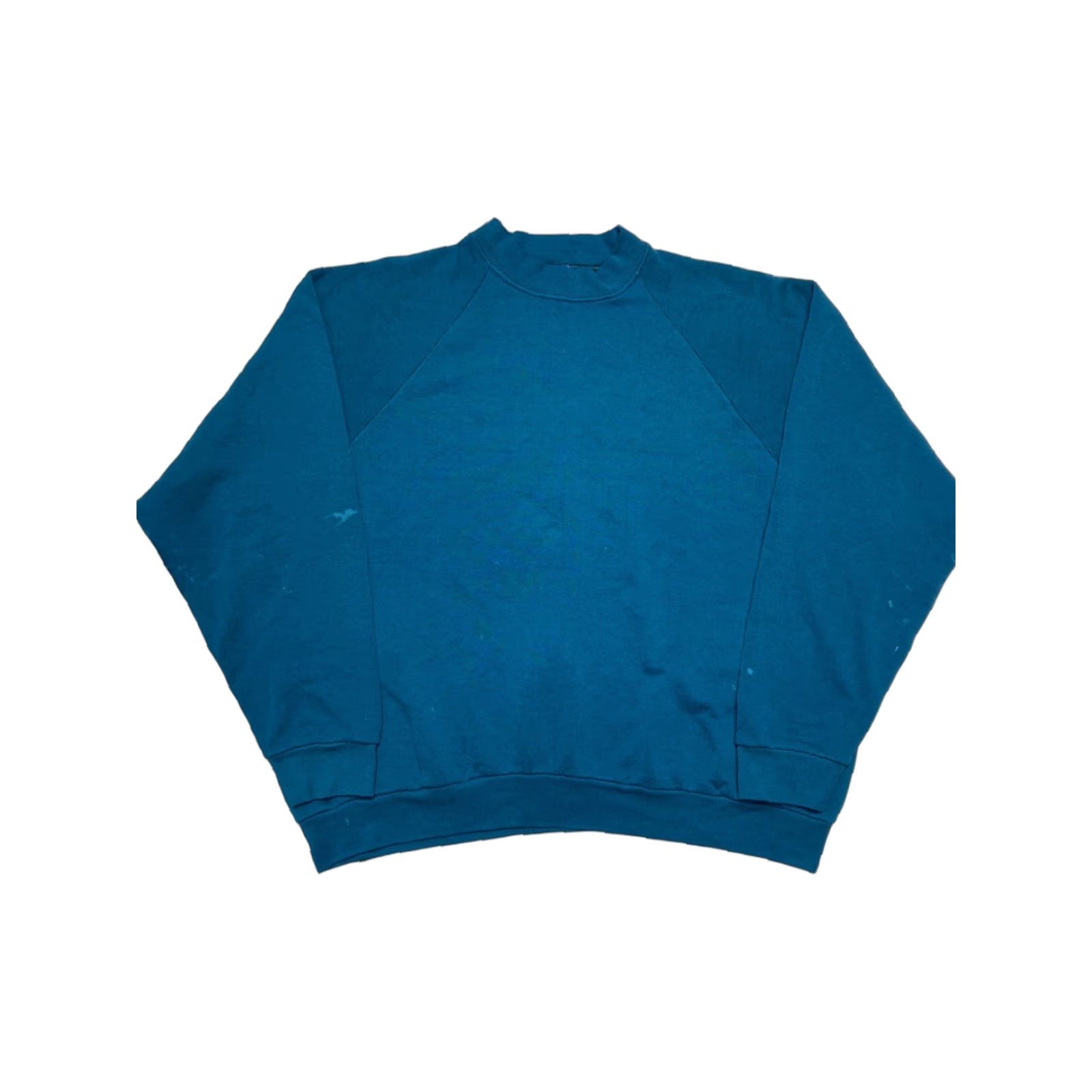 Fruit Of The Loom VINTAGE Fruit of the Loom Sweatshirt Crewneck 2XL Green 90s Mens Pullover Size US XXL / EU 58 / 5 - 1 Thumbnail