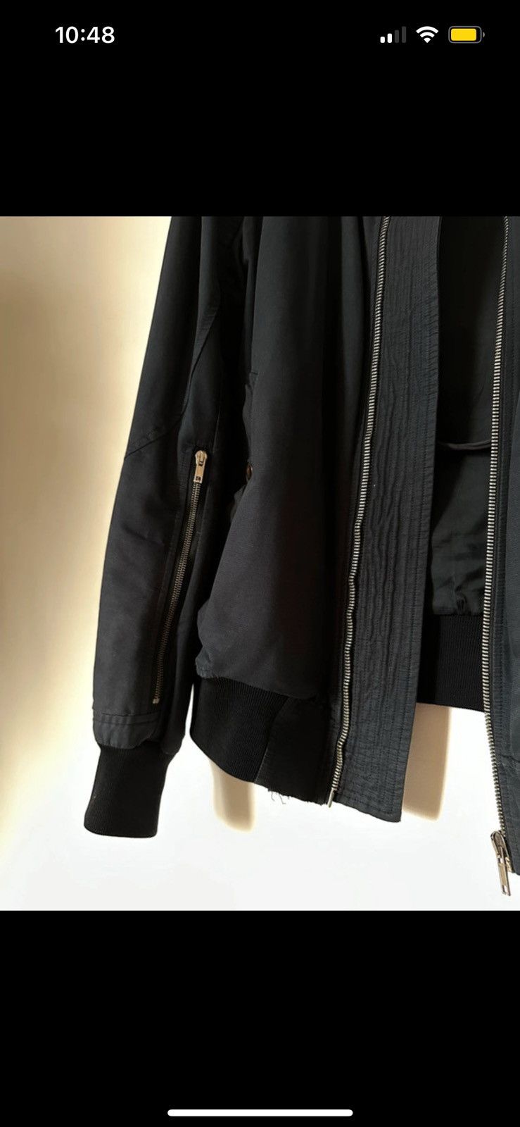 Rick Owens Rick Owens Bomber Black Size US XL / EU 56 / 4 - 4 Thumbnail