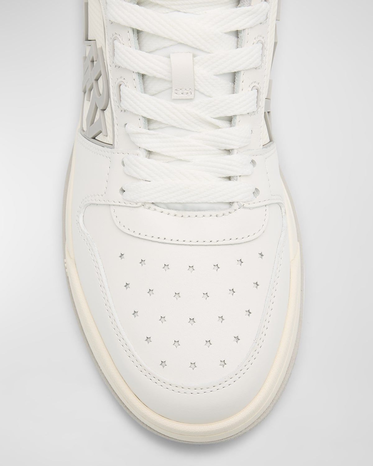 Amiri o1s1wg110425 Classic Low-Top Sneakers in White/Grey Size US 12 / EU 45 - 6 Thumbnail