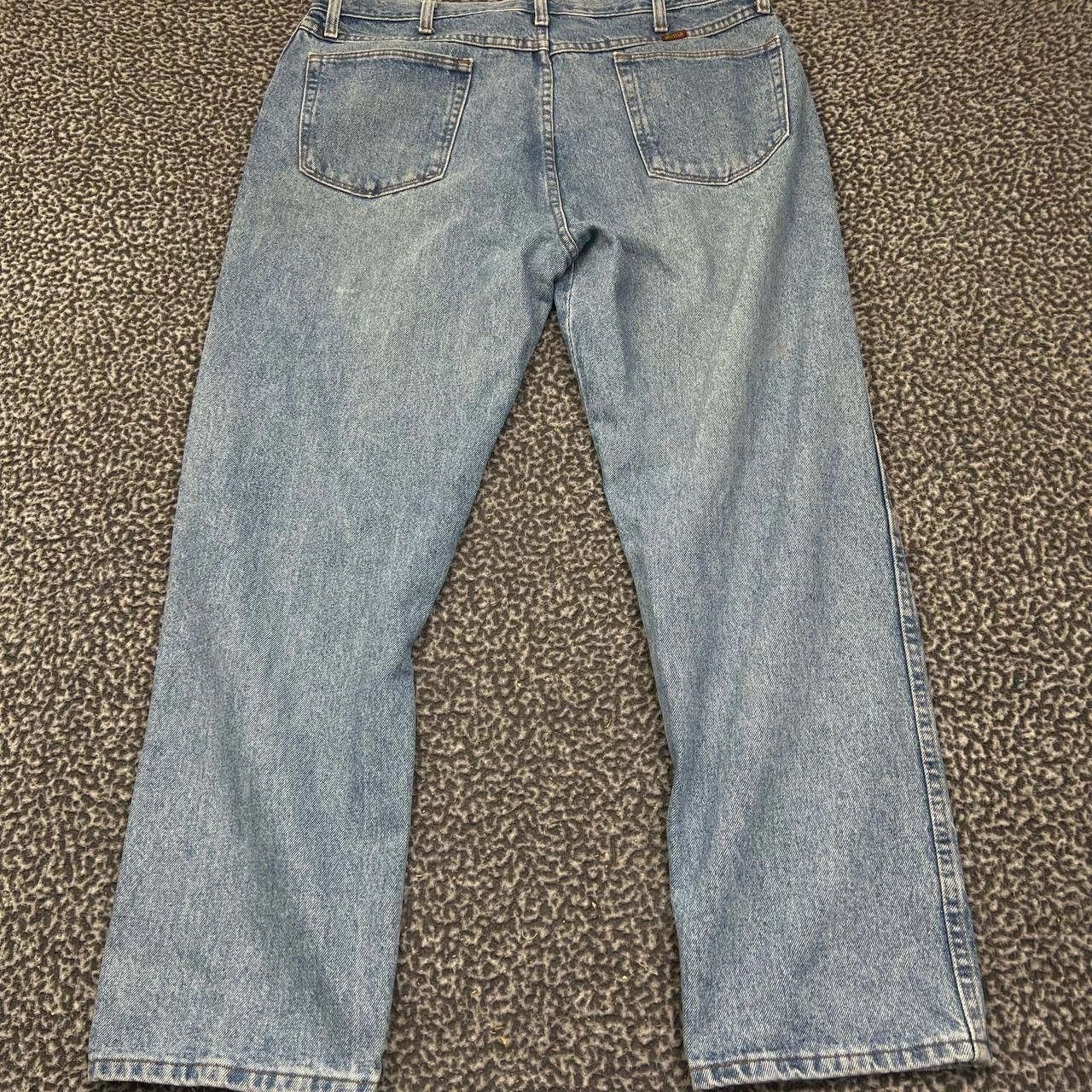 Rustler Rustler Jeans Men 38x30 Straight Denim Pants Pockets Cotton Size US 38 / EU 54 - 2 Thumbnail