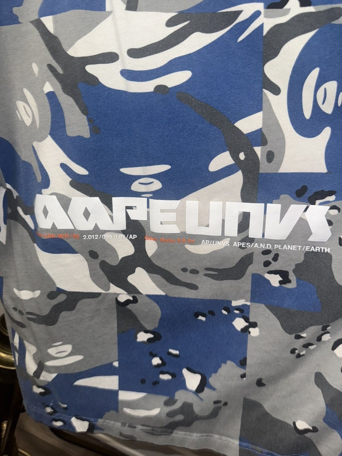 Aape Aape Blue Camo Polo Size US M / EU 48-50 / 2 - 6 Thumbnail