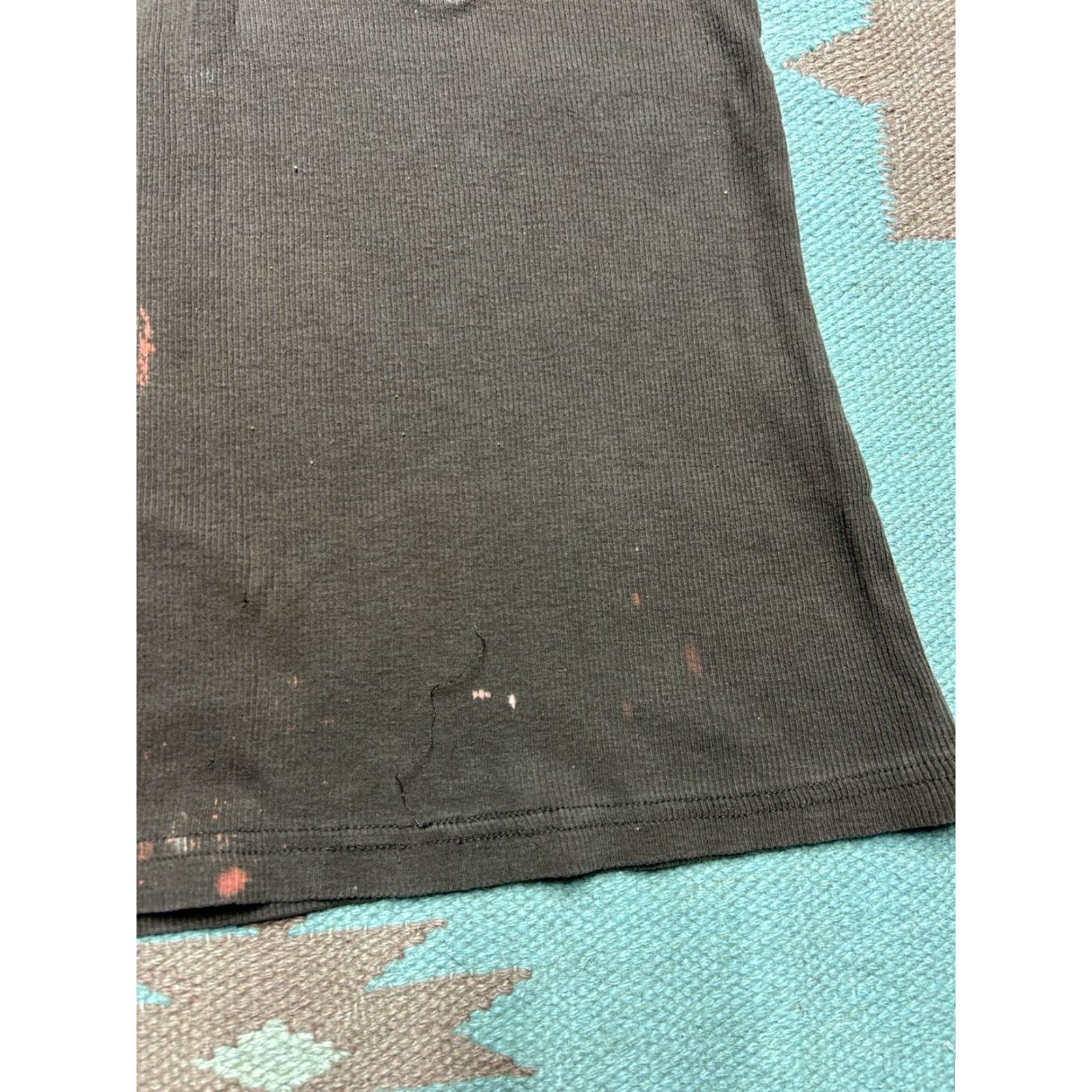Big Dogs VINTAGE Big Dogs T-Shirt Woman Embroidered Flowers Ribbed Tank Top M Brown Size M / US 6-8 / IT 42-44 - 3 Thumbnail