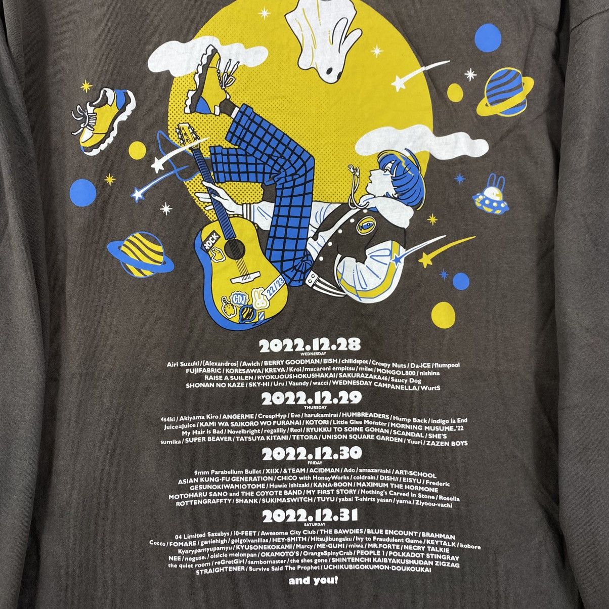 Band Tees Rockin’on Countdown Japan 22/23 Long Sleeve Tour Tee L Size US L / EU 52-54 / 3 - 7 Thumbnail