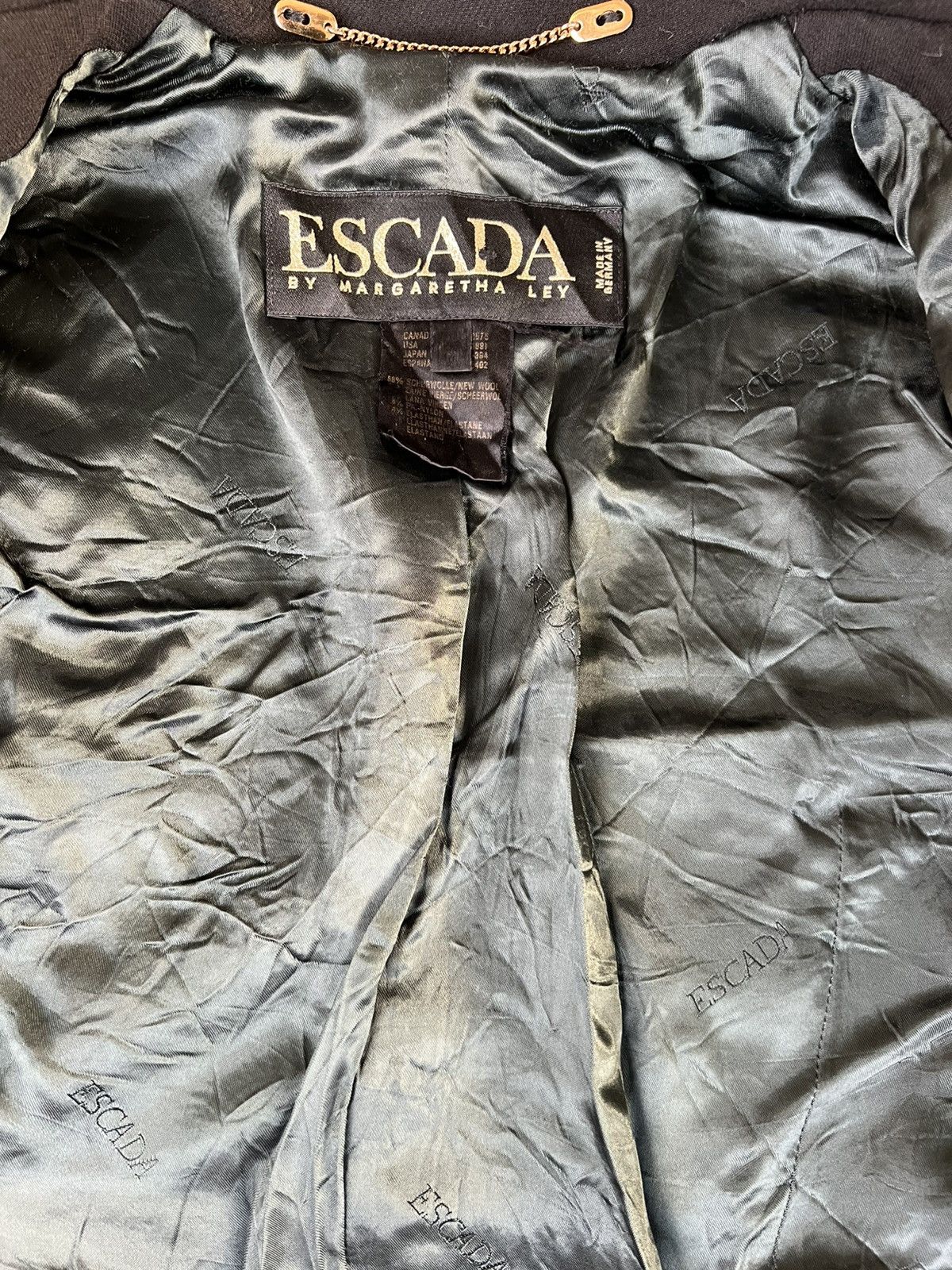 Escada Escada by margaretha ley blazer made in germany Size S / US 4 / IT 40 - 5 Thumbnail
