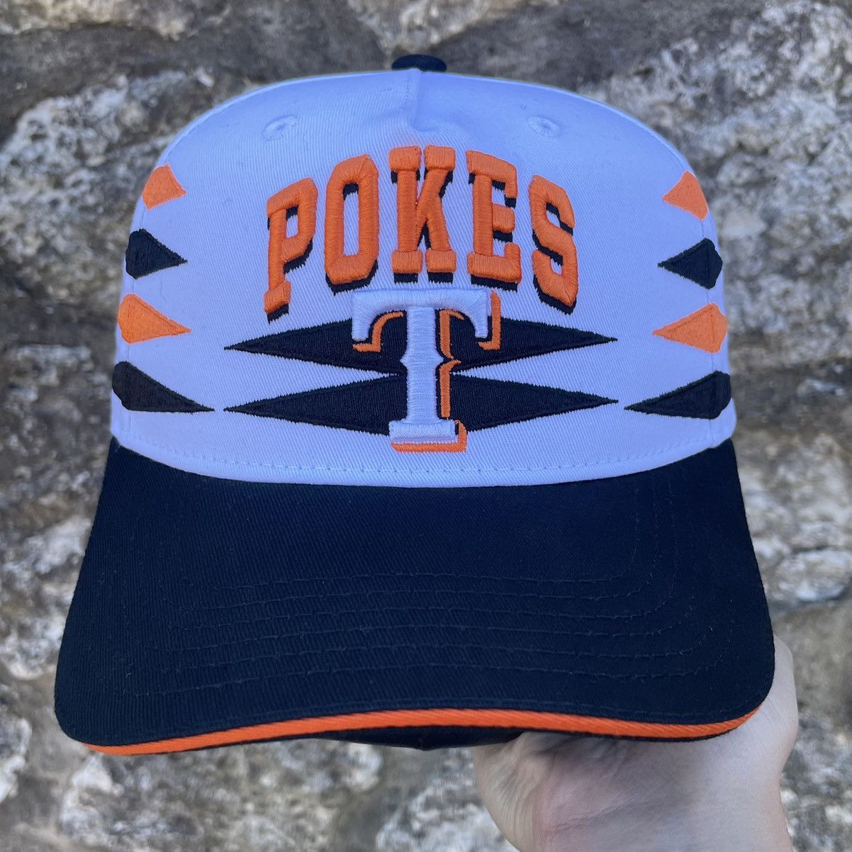 MLB Texas Rangers Oklahoma State University Diamond Snapback Hat Size ONE SIZE - 1 Thumbnail