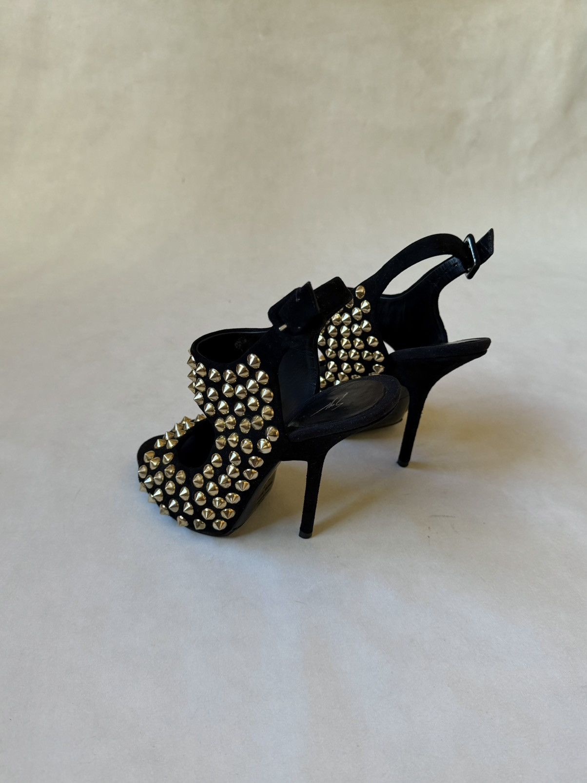 Giuseppe Zanotti Guiseppe Zanotti Studded Embellished Sandals Heels Shoes Size US 7.5 / IT 37.5 - 4 Thumbnail