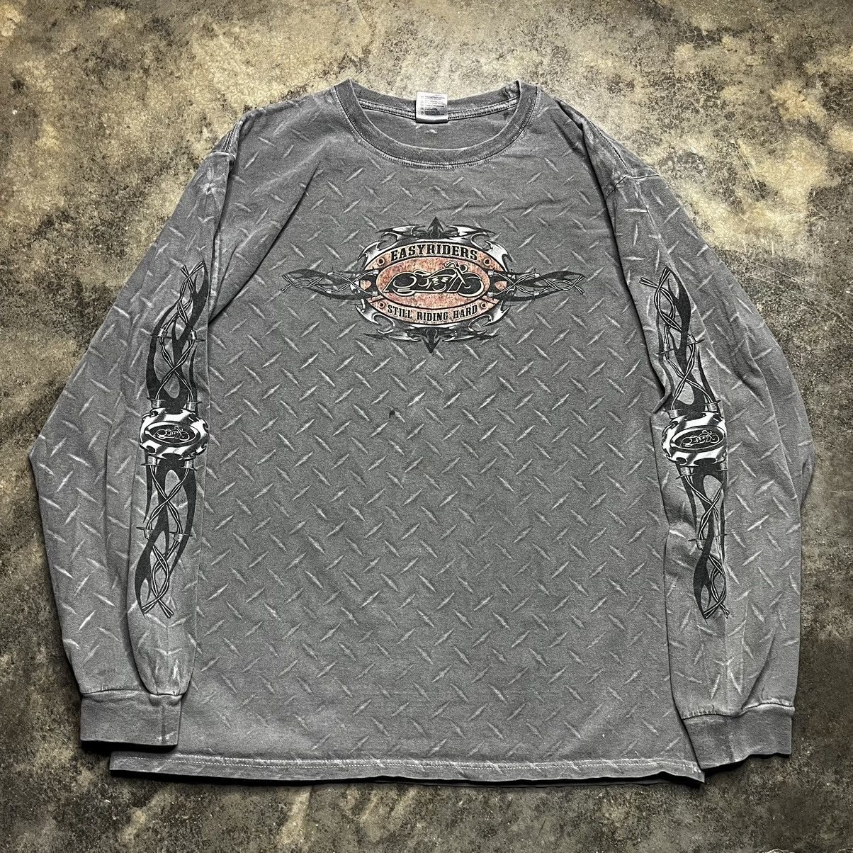 Vintage vintage easyriders choppers longsleeve steel tshirt Size US XL / EU 56 / 4 - 7 Thumbnail
