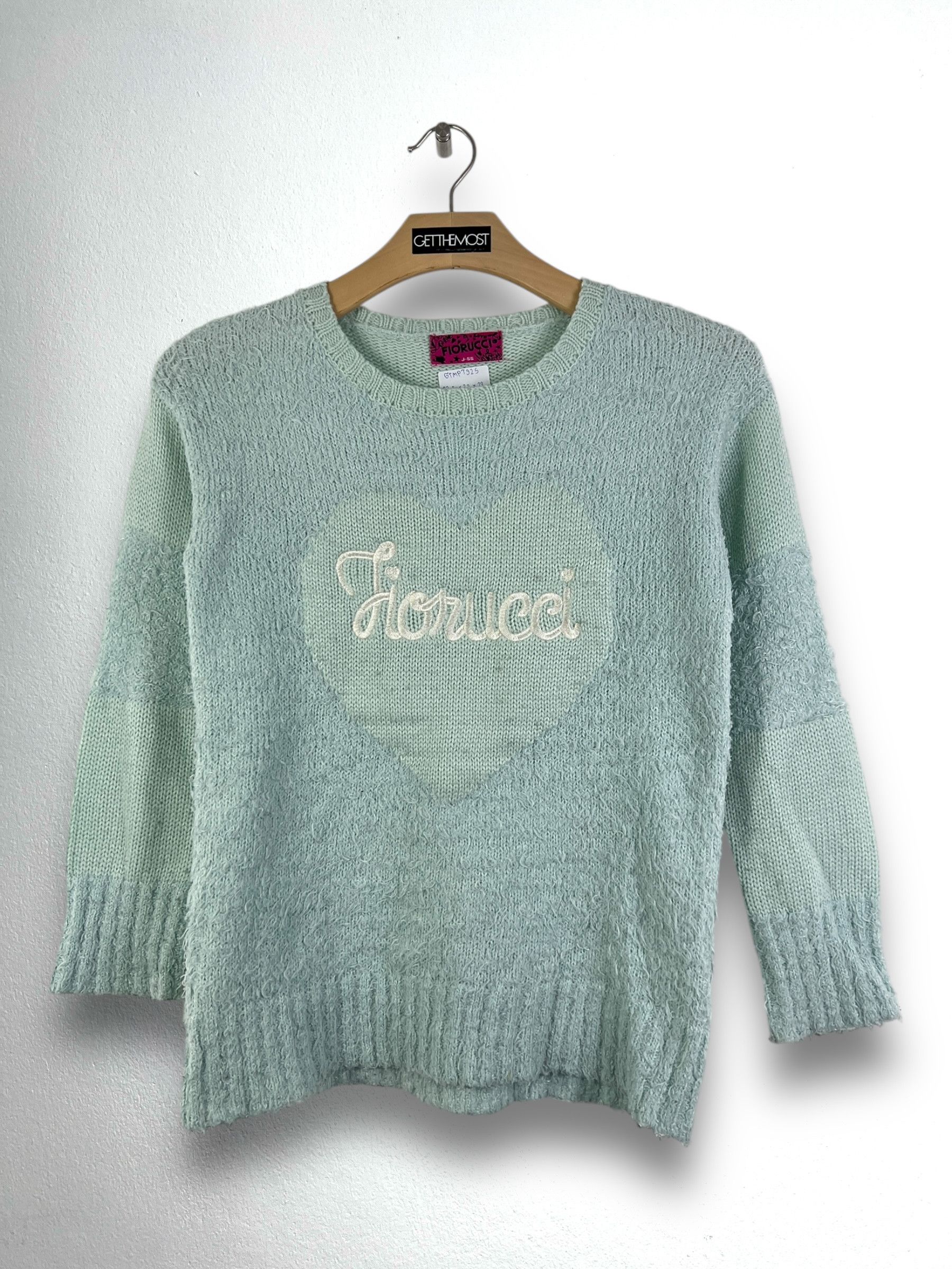 Fiorucci Fiorucci Embroidery Knit Sweater (S) GTMPT925 Size S / US 4 / IT 40 - 1 Thumbnail