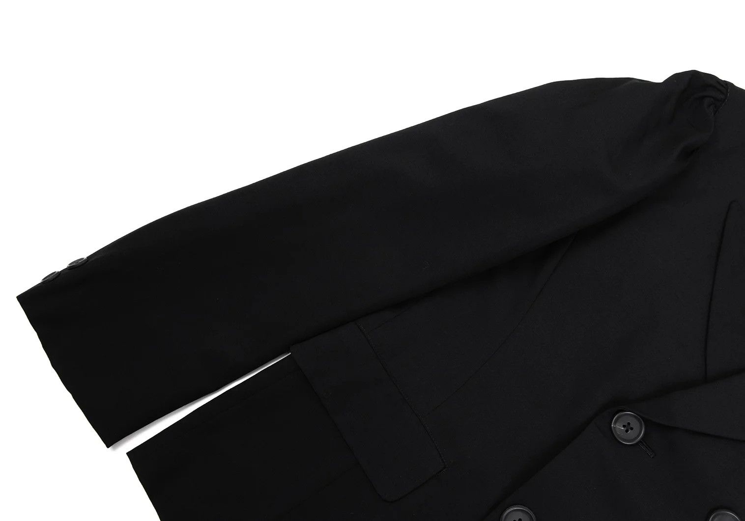 Yohji Yamamoto Yohji Yamamoto Wool Puff Sleeve Jacket Size US L / EU 52-54 / 3 - 7 Thumbnail