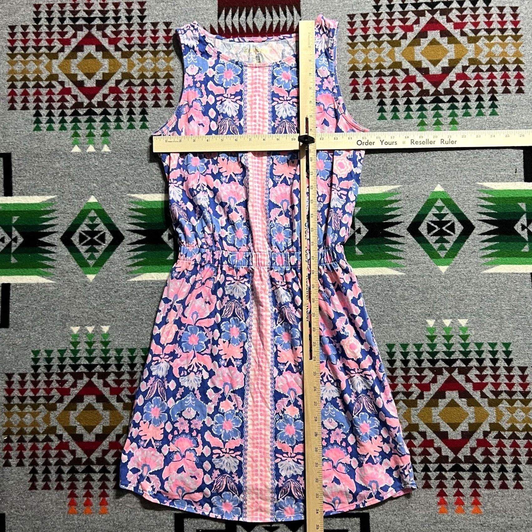 Lilly Pulitzer Lilly Pulitzer Marlowe Dress XS Iris Blue Windward Womens D6 Size XS / US 0-2 / IT 36-38 - 3 Thumbnail