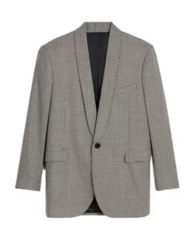 Celine o1w1db10125 2V79J661T Cashmere Wool Boxy Jacket in Grey Size US XL / EU 56 / 4 - 1 Thumbnail