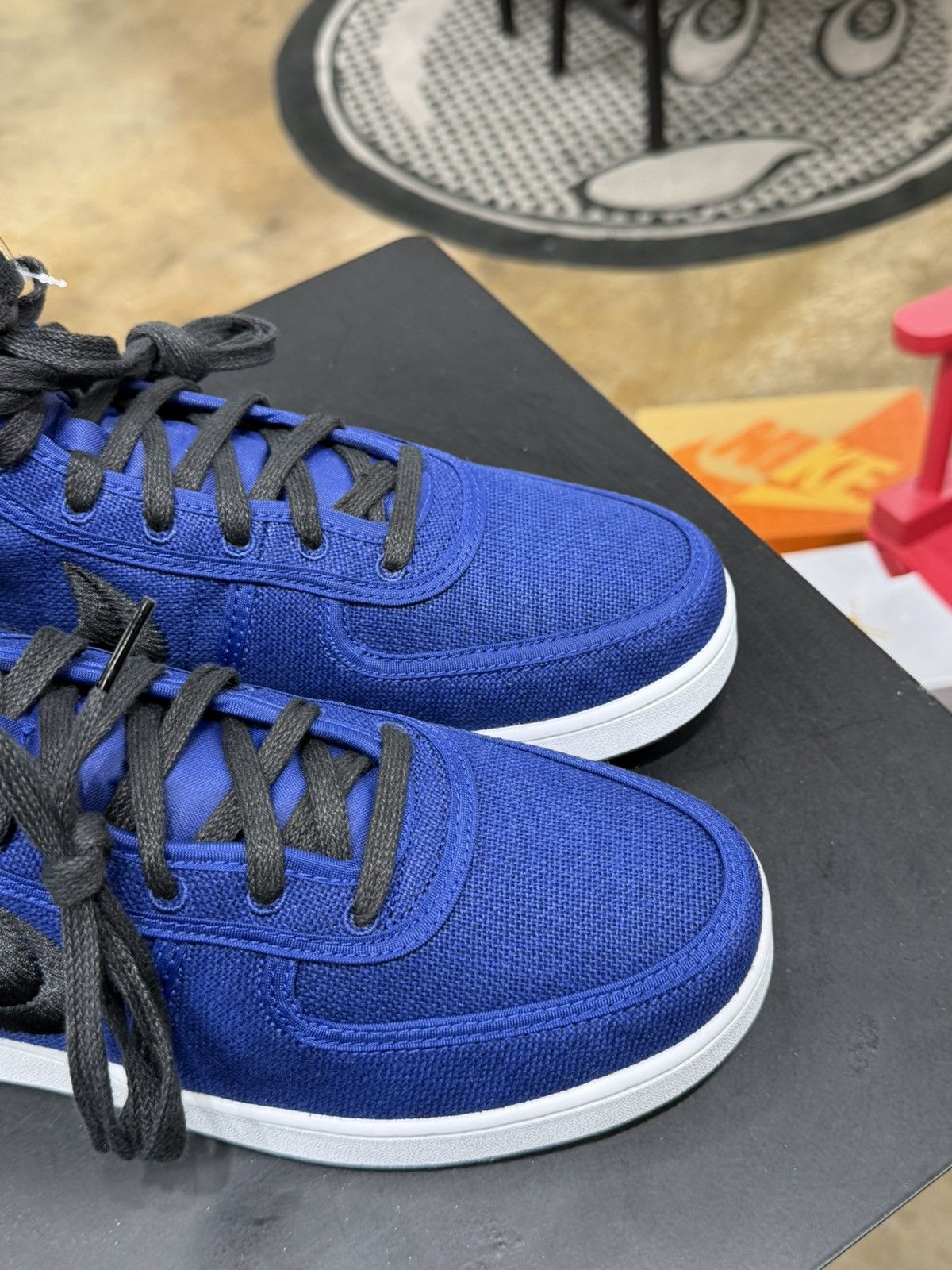 Nike × Stussy Nike Vandal High Stussy Deep Royal Blue Size 10.5 (2023) Size US 10.5 / EU 43-44 - 8 Thumbnail