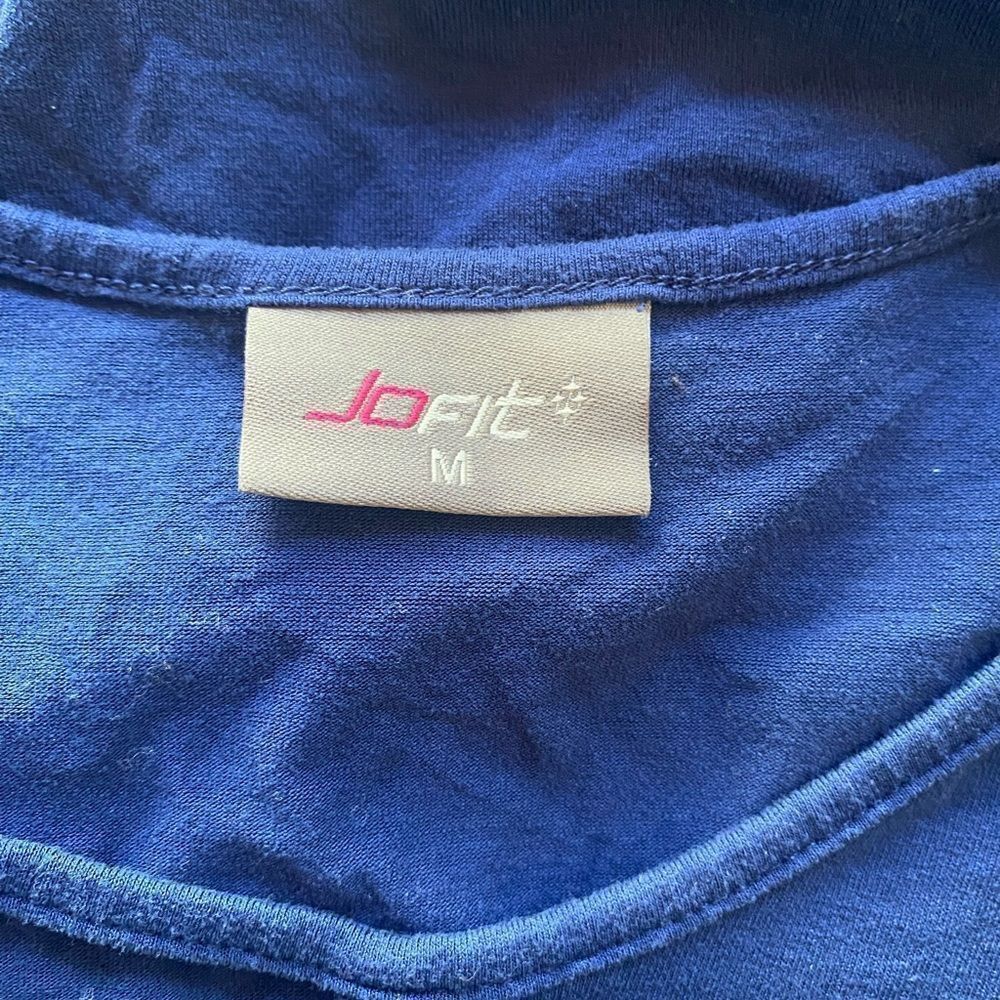 Other JoFit Navy Blue Sleeveless Active Tank Top | Size M | Keyhol Size M / US 6-8 / IT 42-44 - 4 Thumbnail