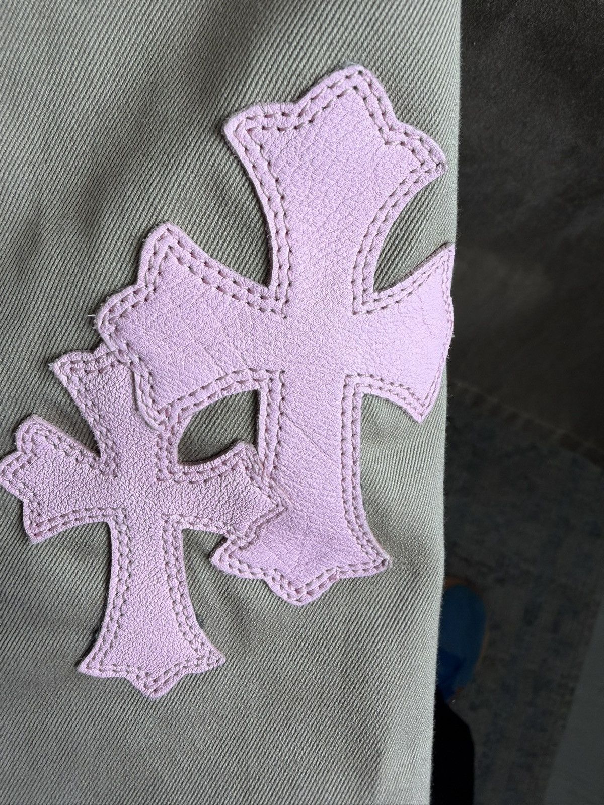 Chrome Hearts Chrome Hearts Tan Work Dog w. Pink & Checkered Cross Patches Size US XL / EU 56 / 4 - 17 Thumbnail