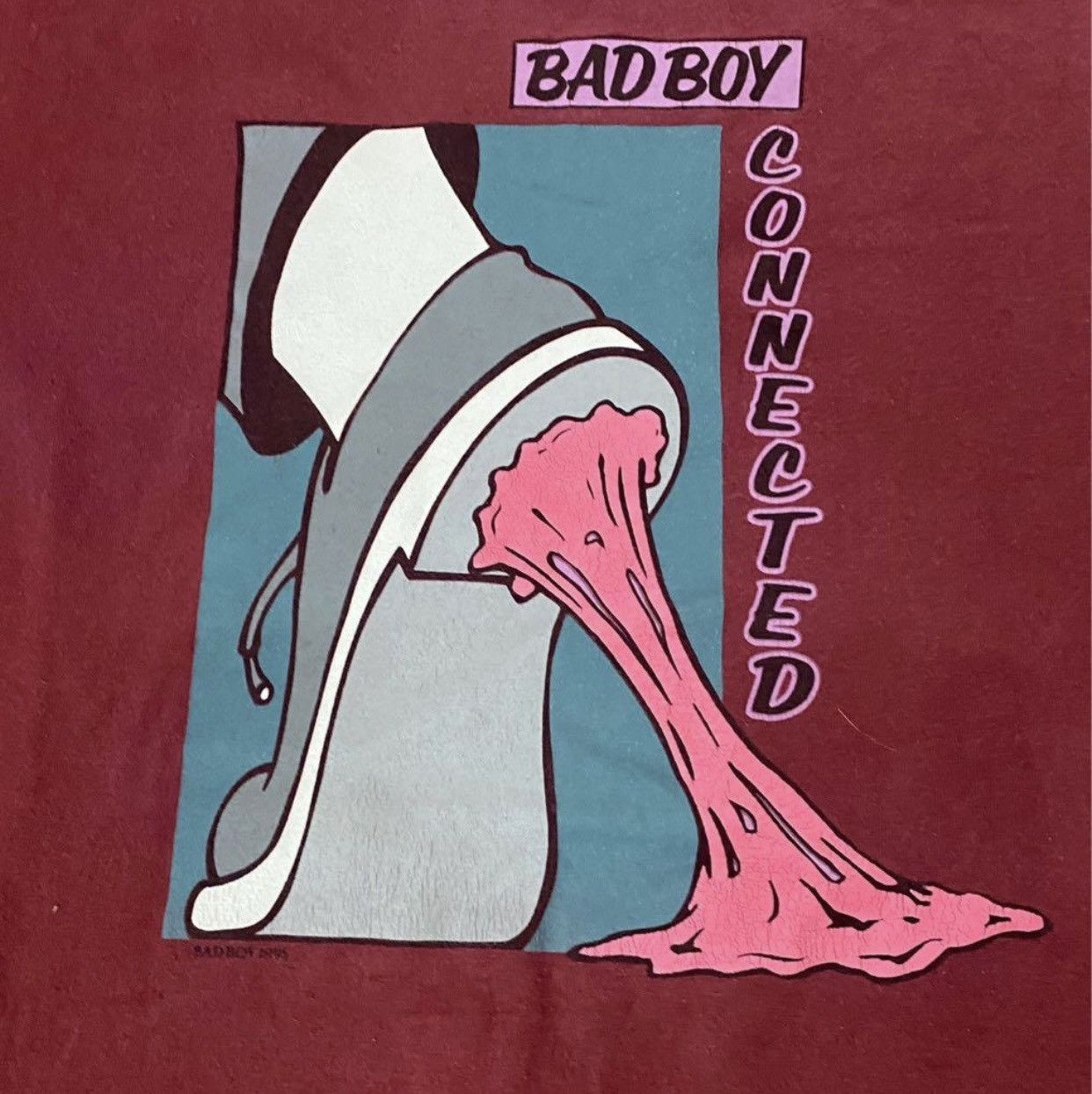 Rap Tees SUPER RARE🔥🔥🔥 BAD BOY CONNECTED VINTAGE 90s STEP GUMMY PRINT Size US XL / EU 56 / 4 - 3 Thumbnail