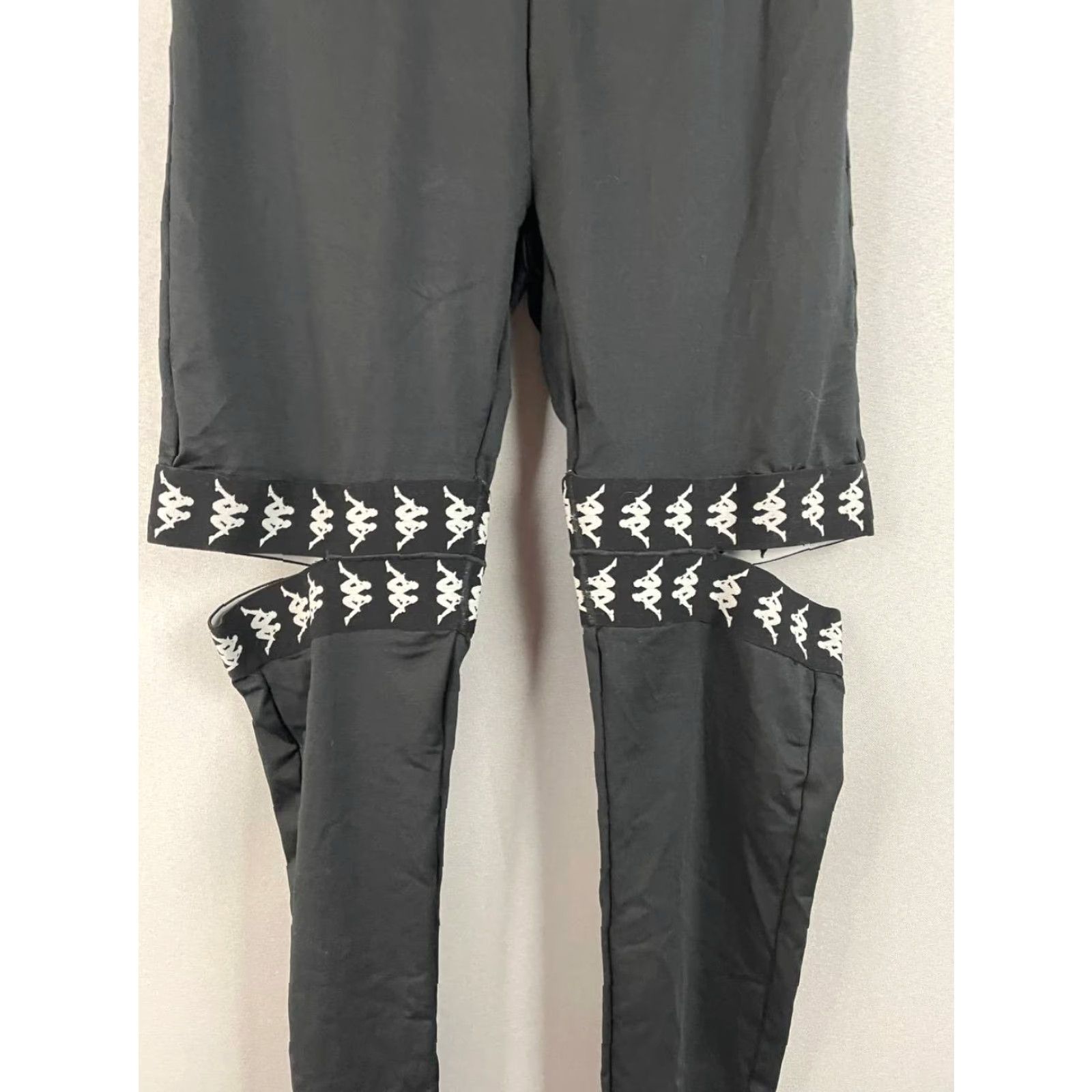 Kappa Kappa Leggings Womens Bandа Cut Out Nylon Polyester Black Size M Modern Sports & Yoga Size 32" / US 10 / IT 46 - 4 Thumbnail
