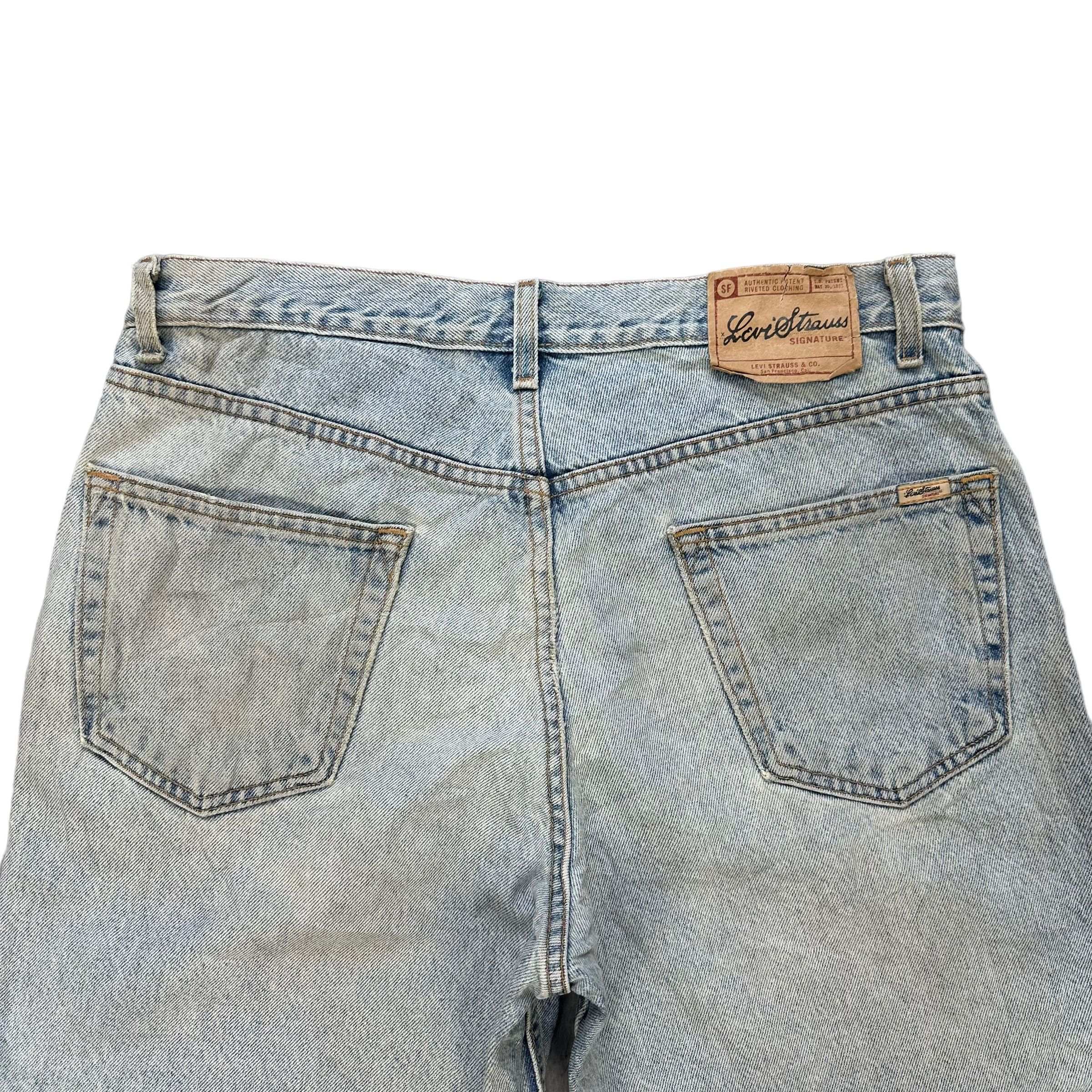 Levi's VINTAGE TRASHED LEVIS STRAUSS SHORT JEANS #8398-007 Size US 35 - 12 Thumbnail