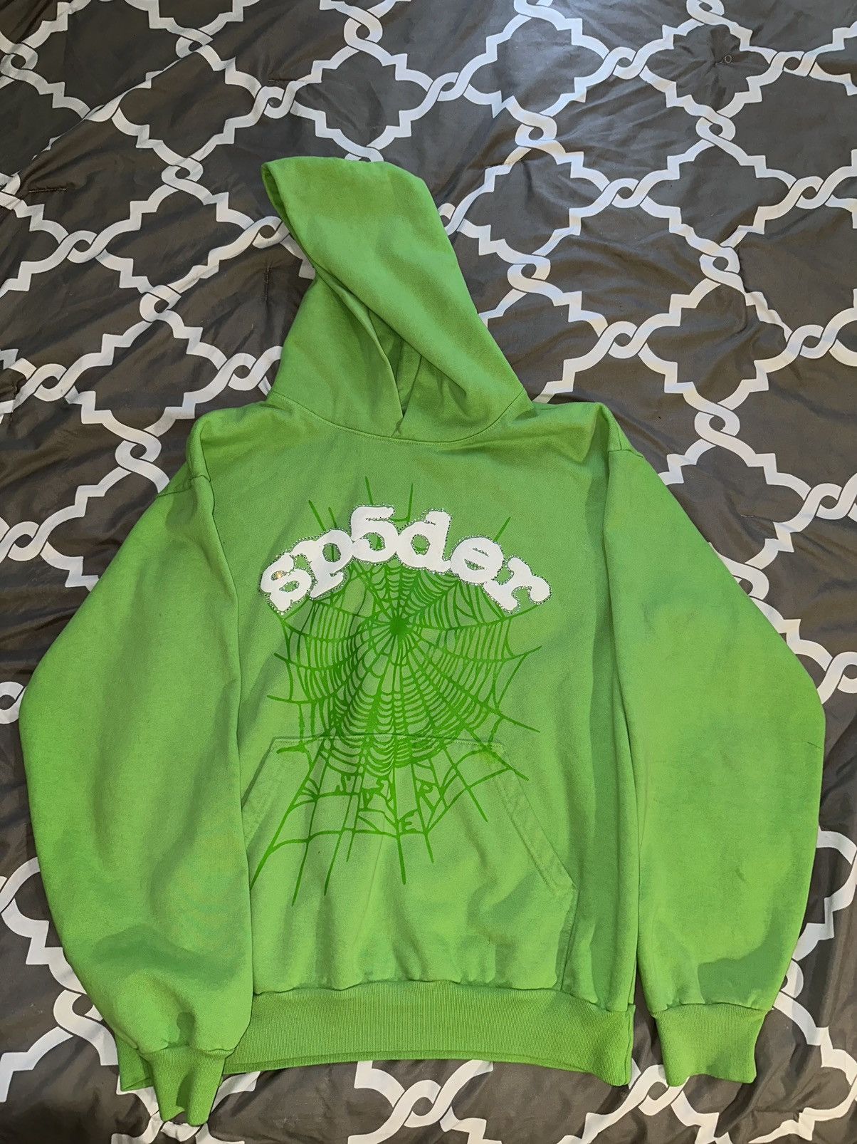 Spider Worldwide Sp5der Green Skittles Hoodie | Grailed