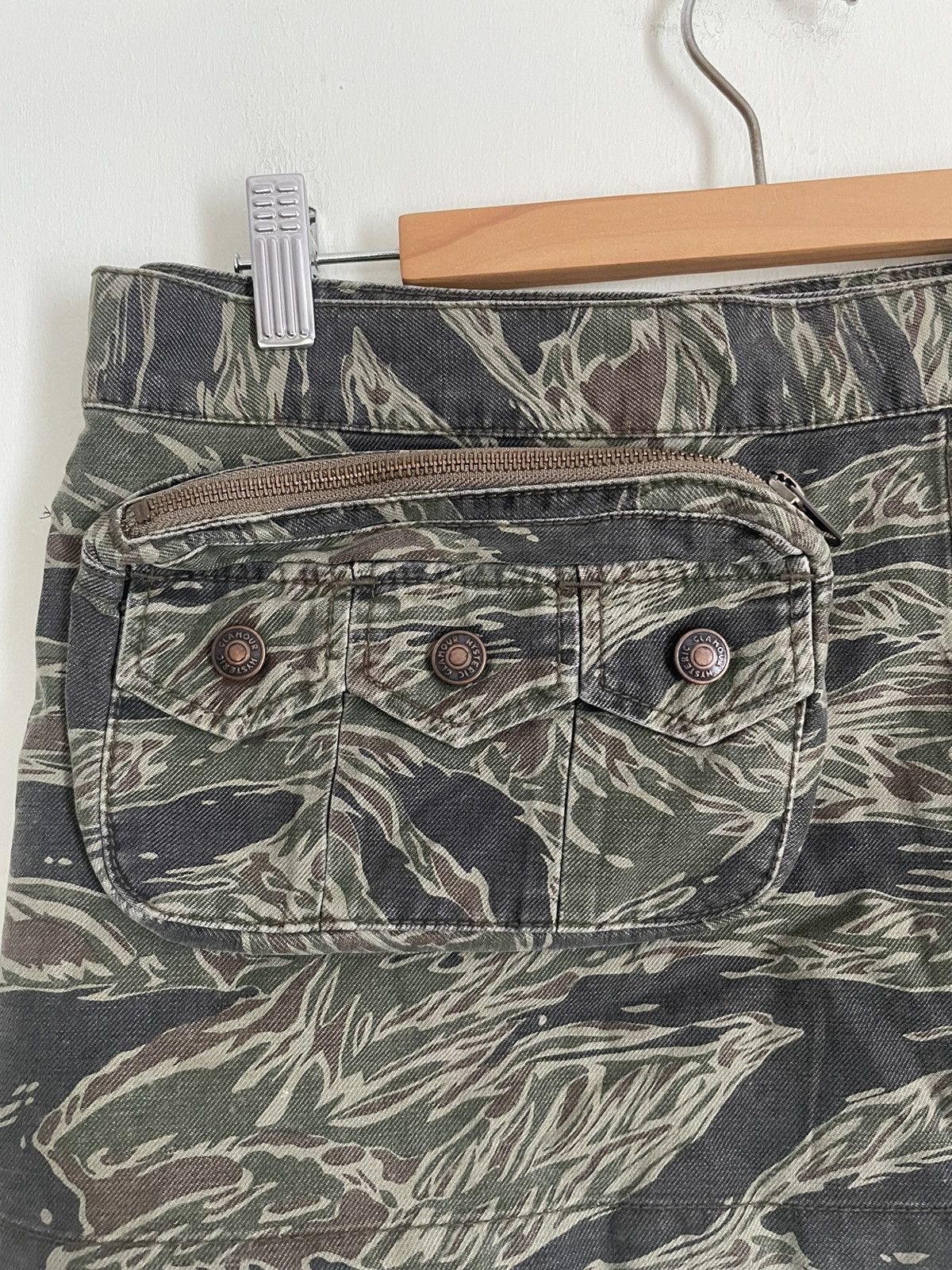 Hysteric Glamour × Japanese Brand × Vintage Hysteric glamour Wrap Pocketed Mini Skirt Size 29" - 3 Thumbnail
