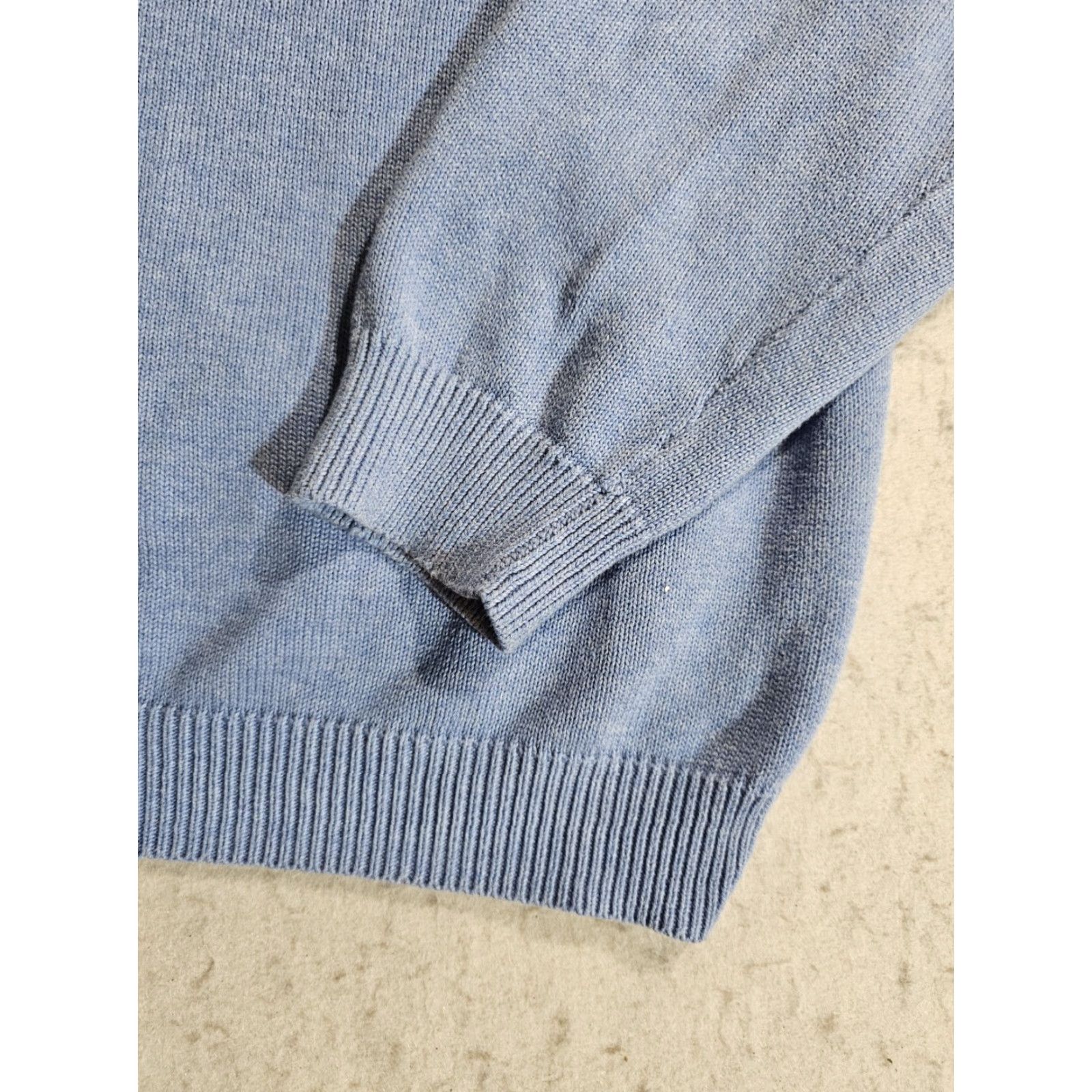 Brooks Brothers Brooks Brothers 346 Signature 100% Supima Cotton V-Neck Sweater Mens 2XL Blue Shirt Pullover Classic Casual Formal Workwear Size US XXL / EU 58 / 5 - 5 Thumbnail