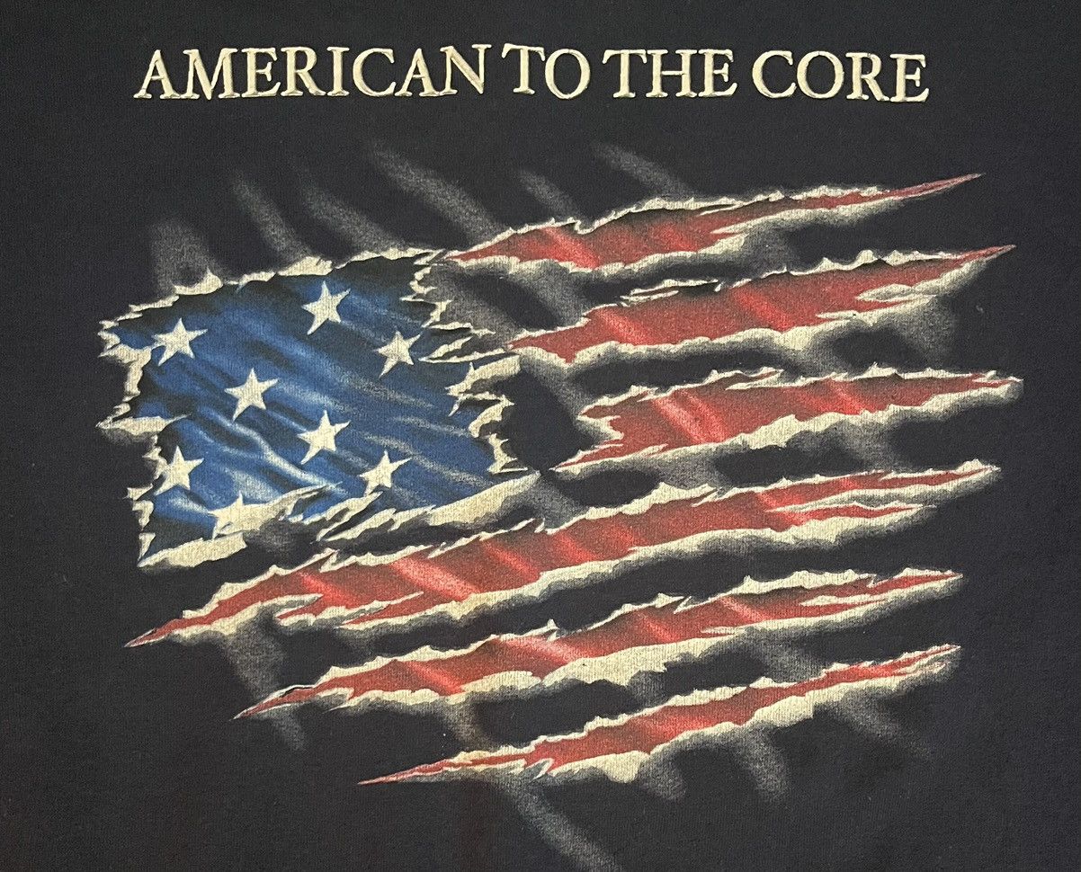 Vintage Vintage “American To The Core” Crewneck Sweatshirt Size US XXL / EU 58 / 5 - 2 Preview