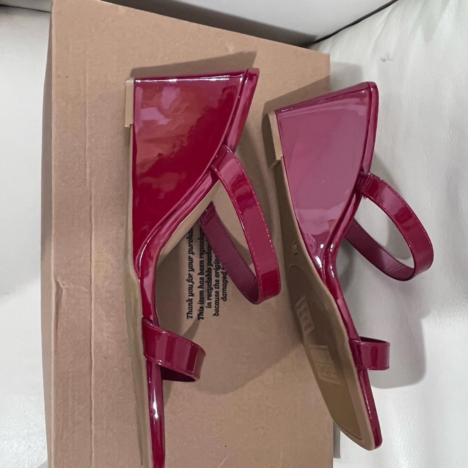 Other Journee Collection Women's Burgundy Heels Size US 11 / IT 41 - 3 Thumbnail