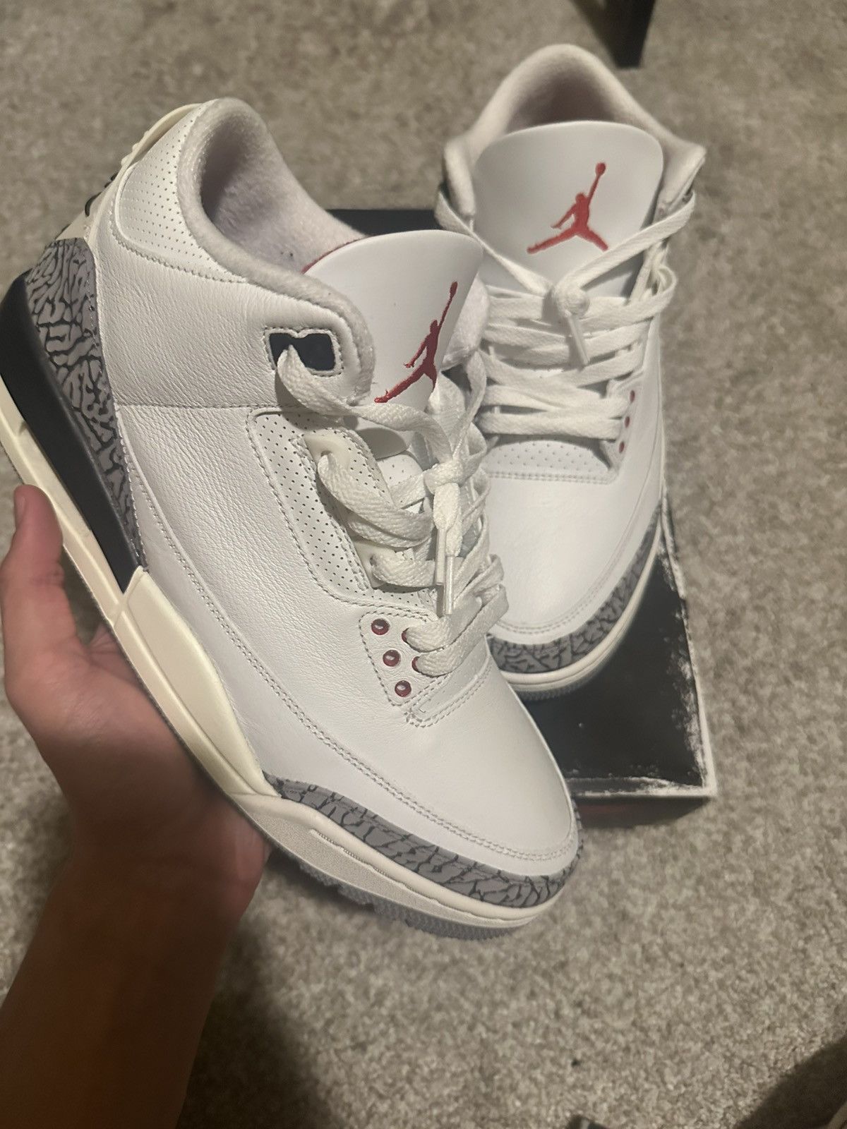 Jordan Brand Jordan 3 White Cement “Reimagined” Size US 11 / EU 44 - 4 Thumbnail