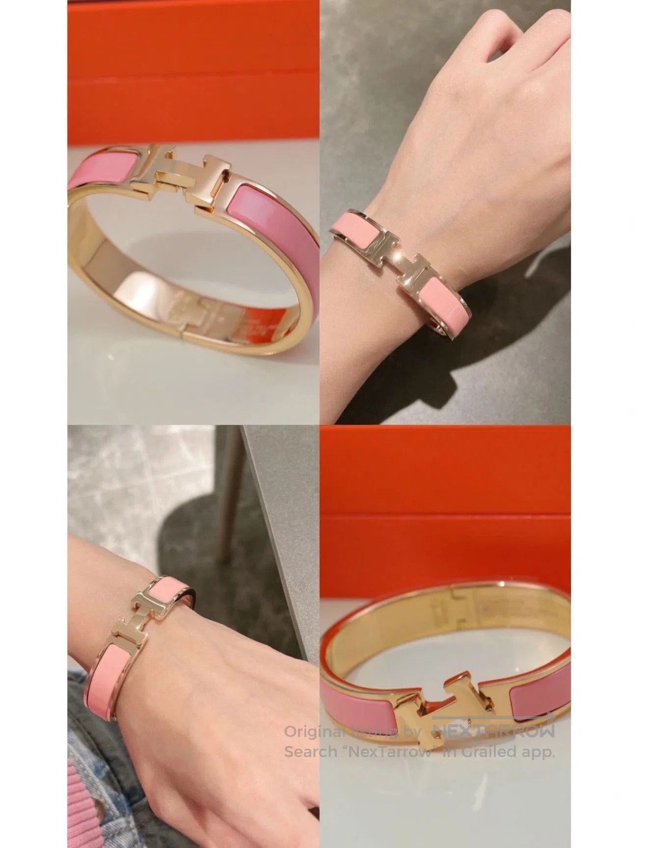 Hermes HERMES Clic H Enamel Bracelet. Size ONE SIZE - 6 Thumbnail