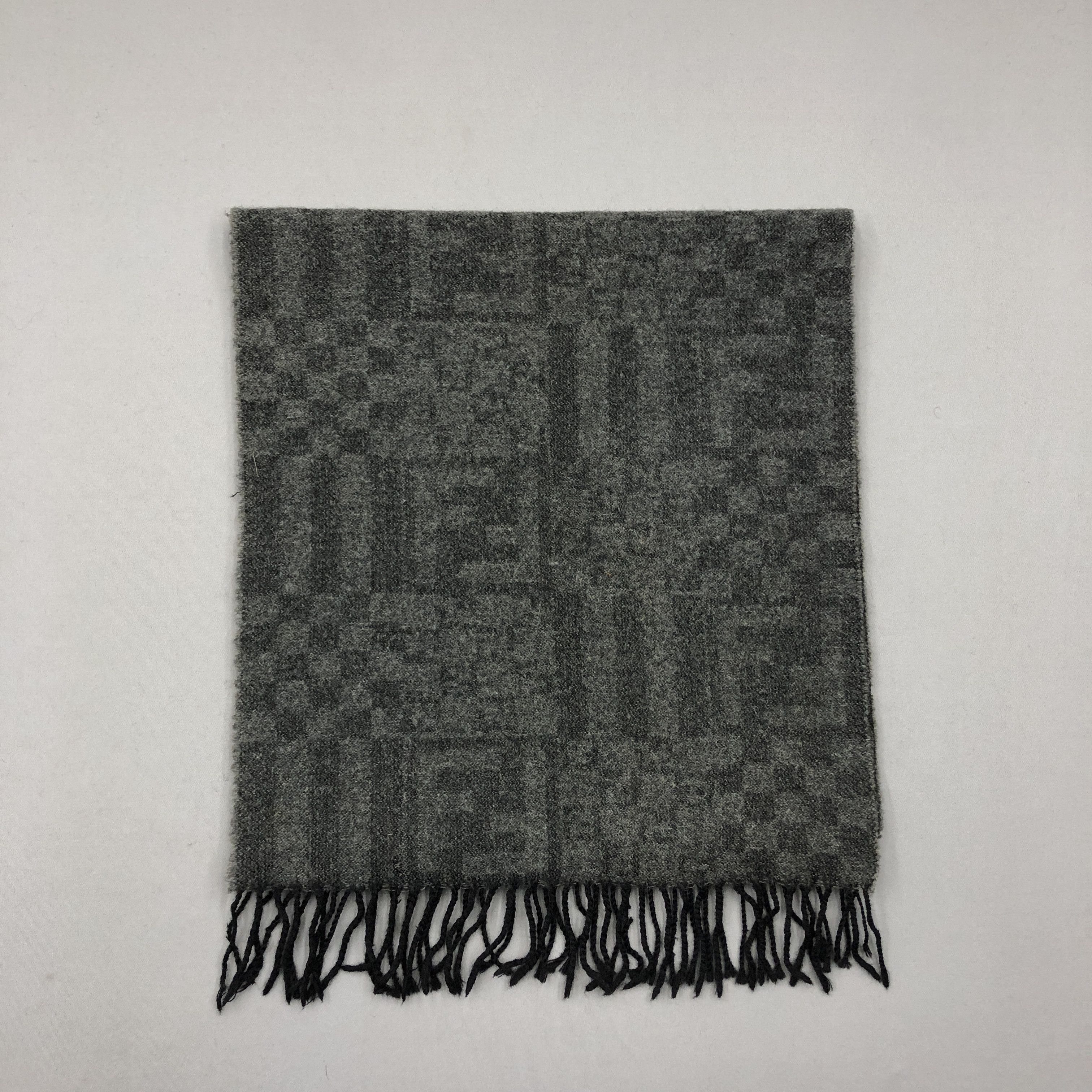 Fendi Vintage Fendi Scarf Fendi Zucca FF Monogram Wool Scarves Size ONE SIZE - 2 Thumbnail