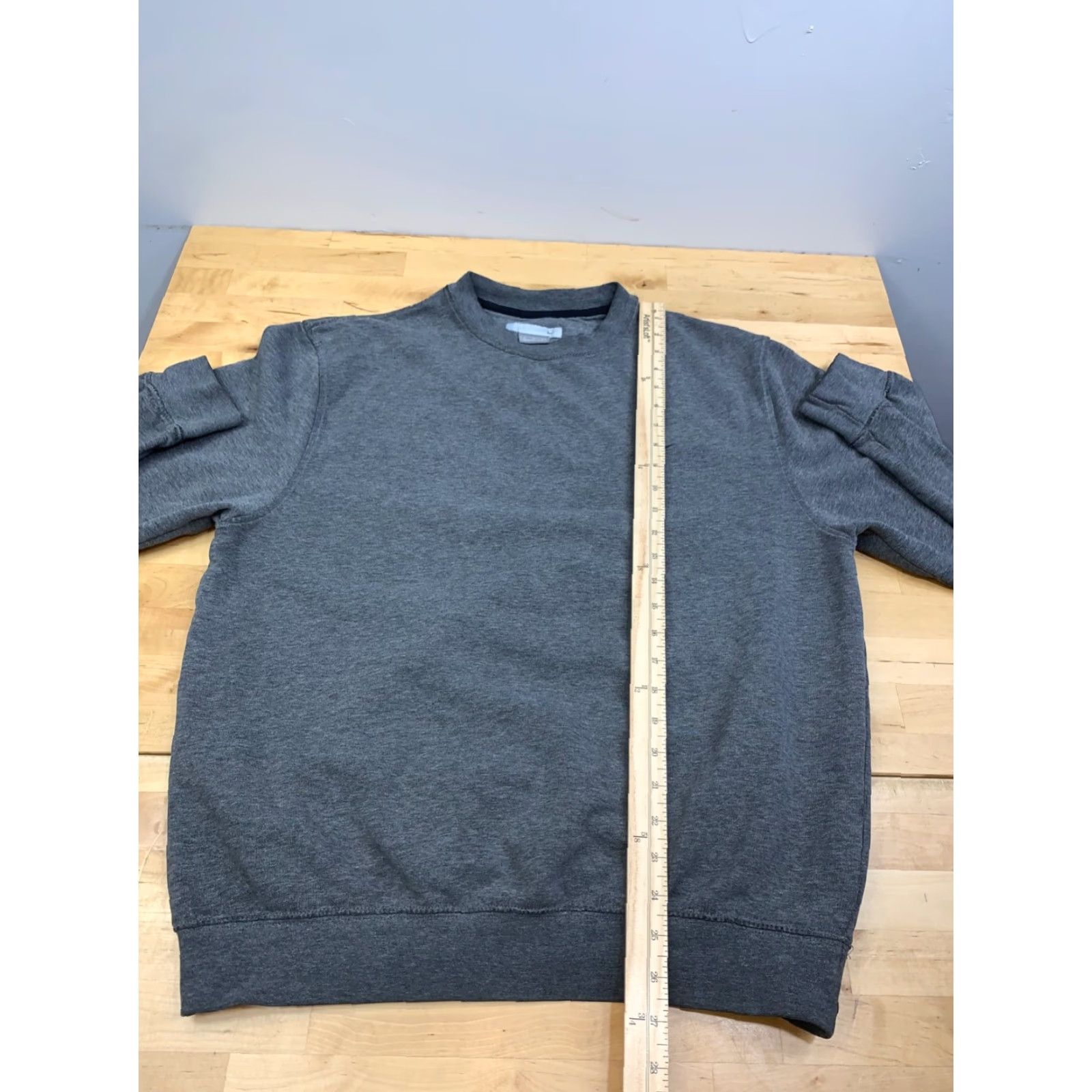 Nike VINTAGE Nike Sweatshirt Mens M Gray Pullover Crew Neck Swoosh 12563 Nike Sportswear Size US M / EU 48-50 / 2 - 4 Thumbnail