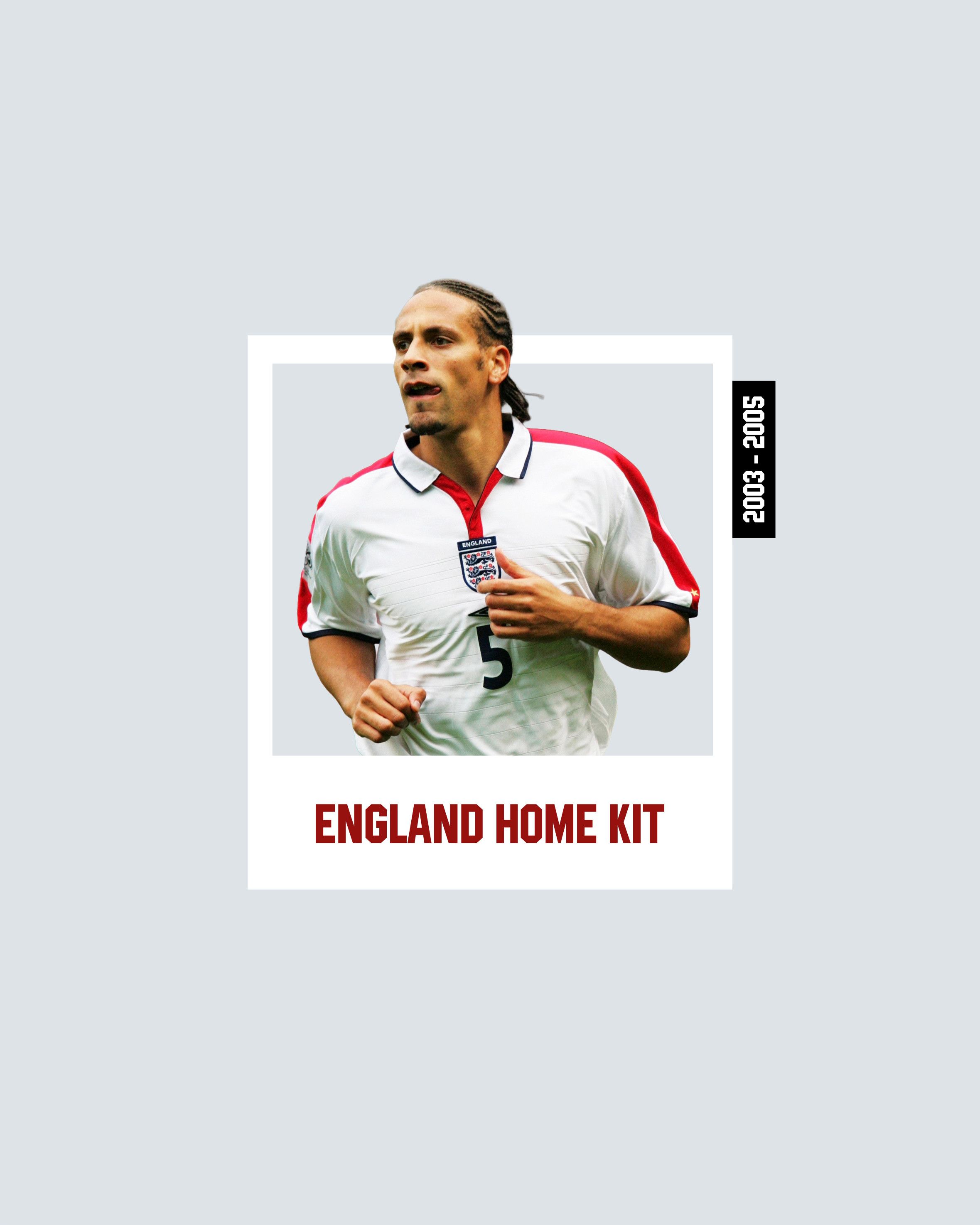 Umbro England Home Kit 2003 2004 2005 Size US L / EU 52-54 / 3 - 10 Thumbnail