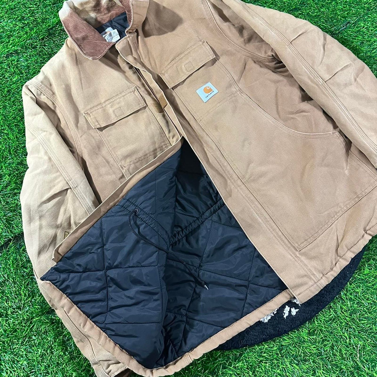Carhartt Vintage Carhartt Workwear Zip-Up Jacket - XL Size US XL / EU 56 / 4 - 3 Thumbnail