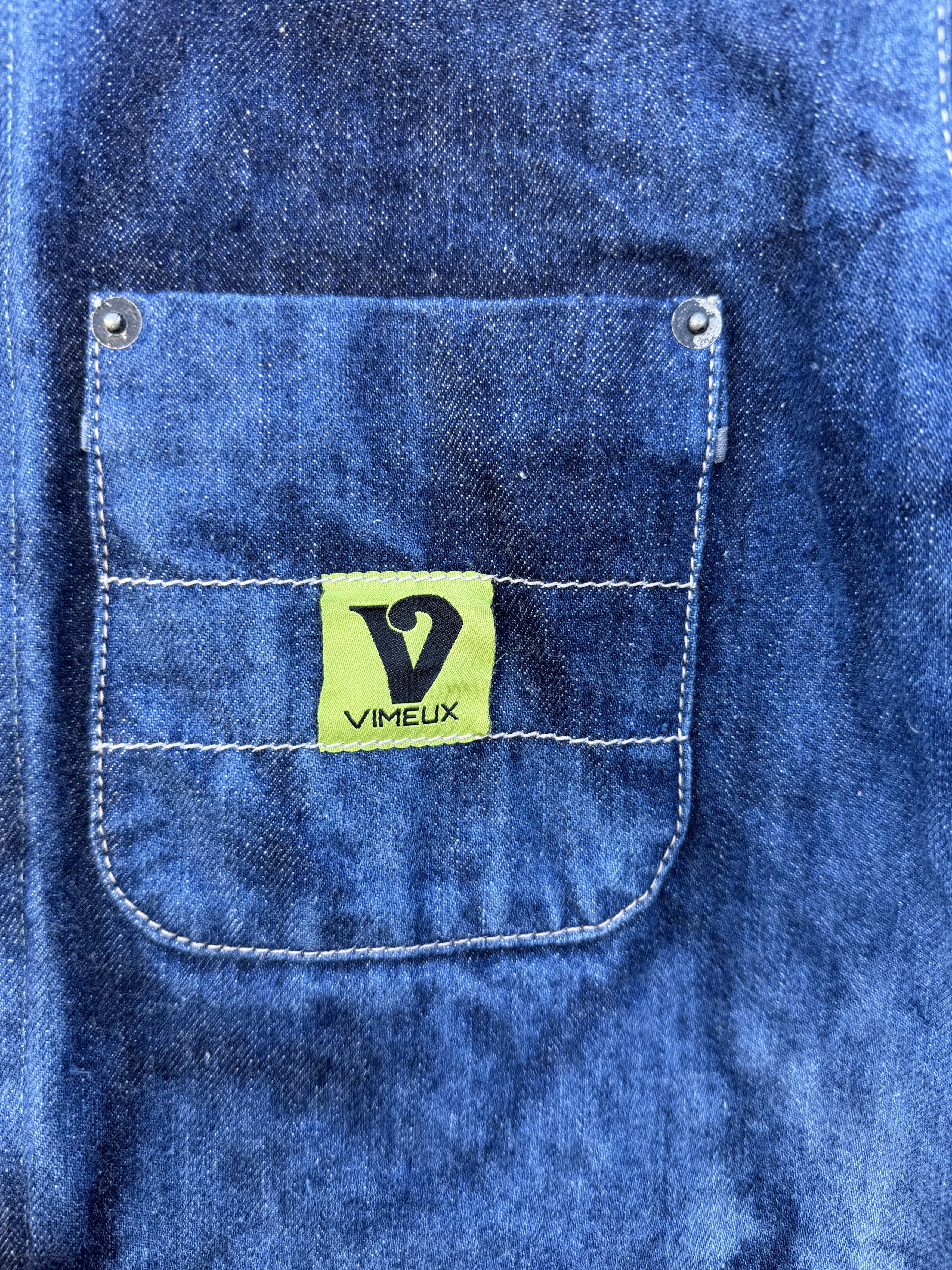 Other Vimeux Acid Wash Japanese Dual Ticker Selvedge Chore Jacket Size US M / EU 48-50 / 2 - 4 Thumbnail