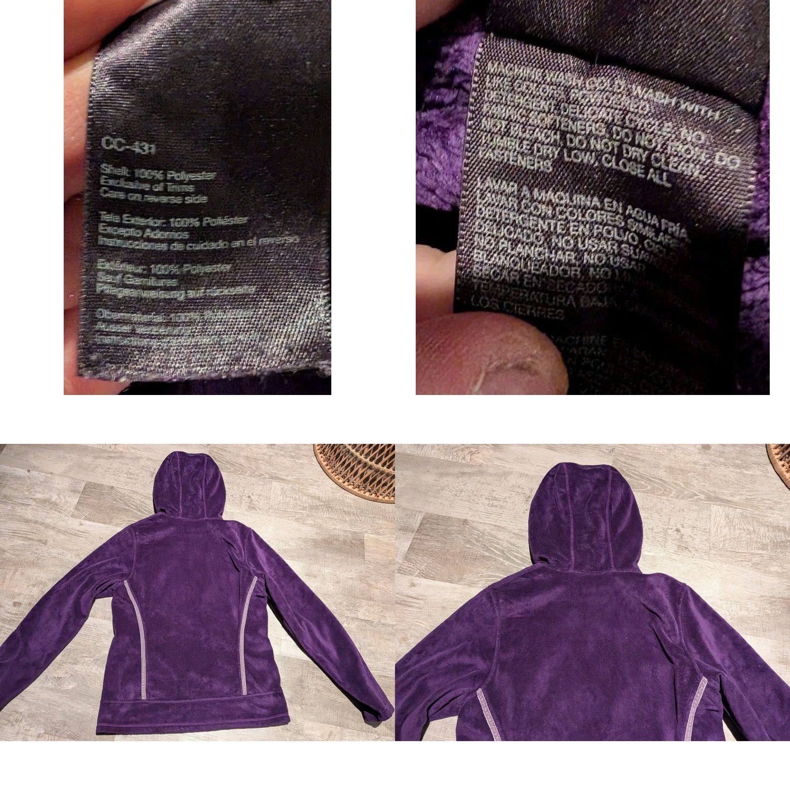 Marmot Marmot Womens S Plush Fleece Full Zip Jacket Hooded in Plum Purple, Purple, Zip, Pockets, Casual Outdoor Jacket Womens S Plum Purple Size S / US 4 / IT 40 - 9 Thumbnail